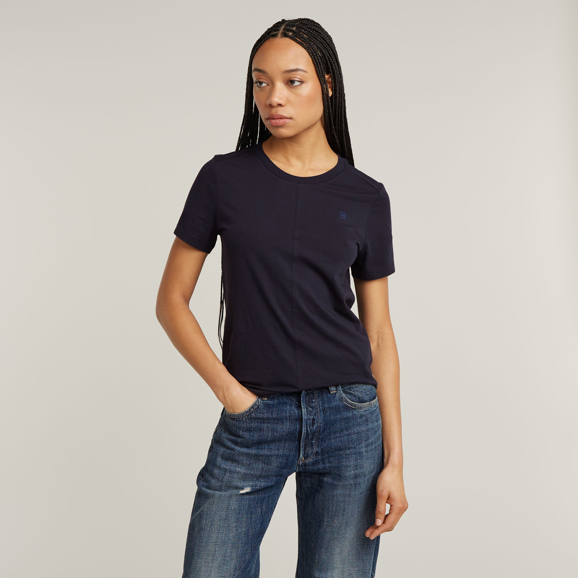 

Front Seam Top - Dark blue - Women