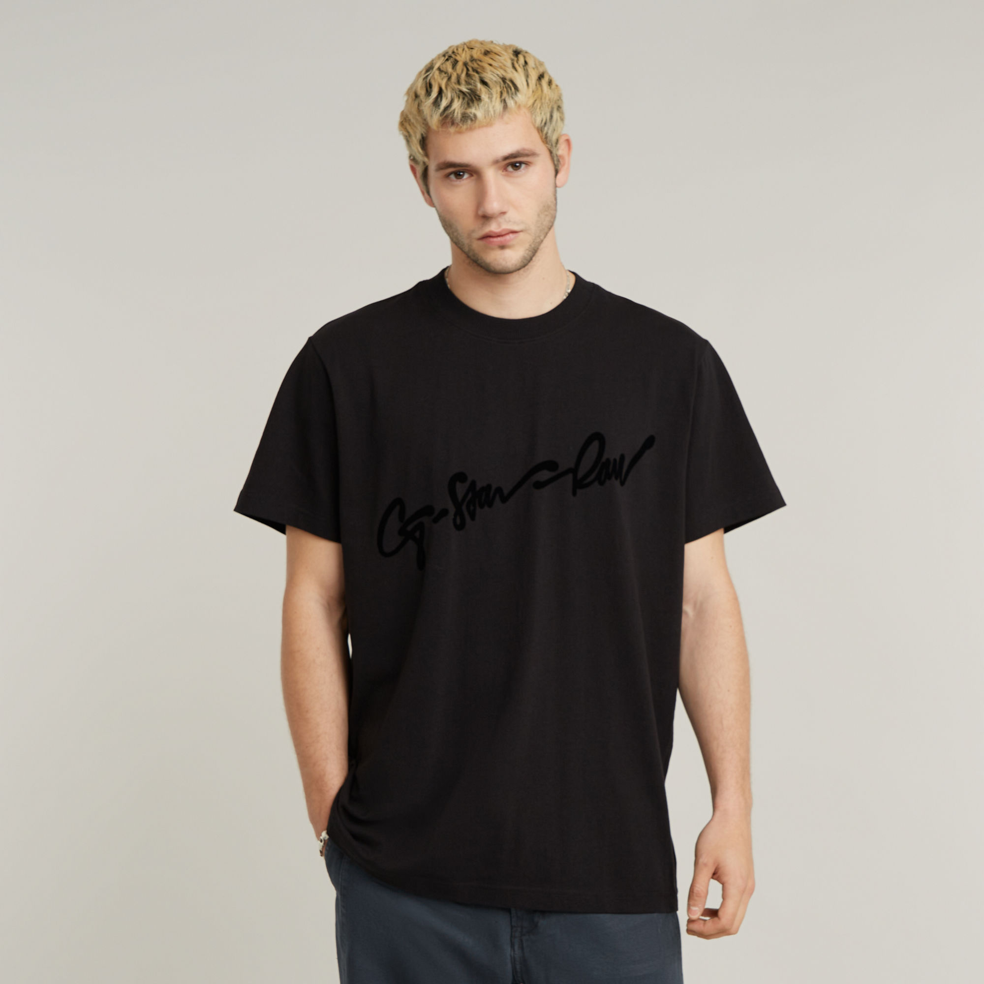 

Flock G-Script Loose T-Shirt - Black - Men