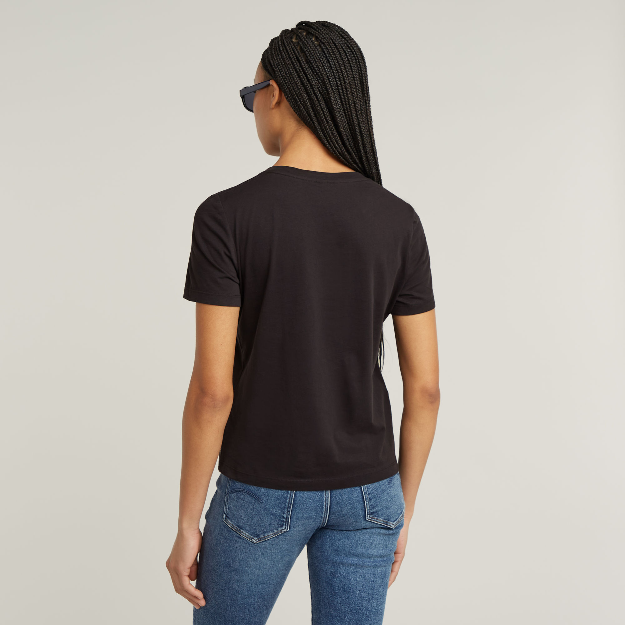 G-Star RAW G-Script Shiny Top Zwart Dames