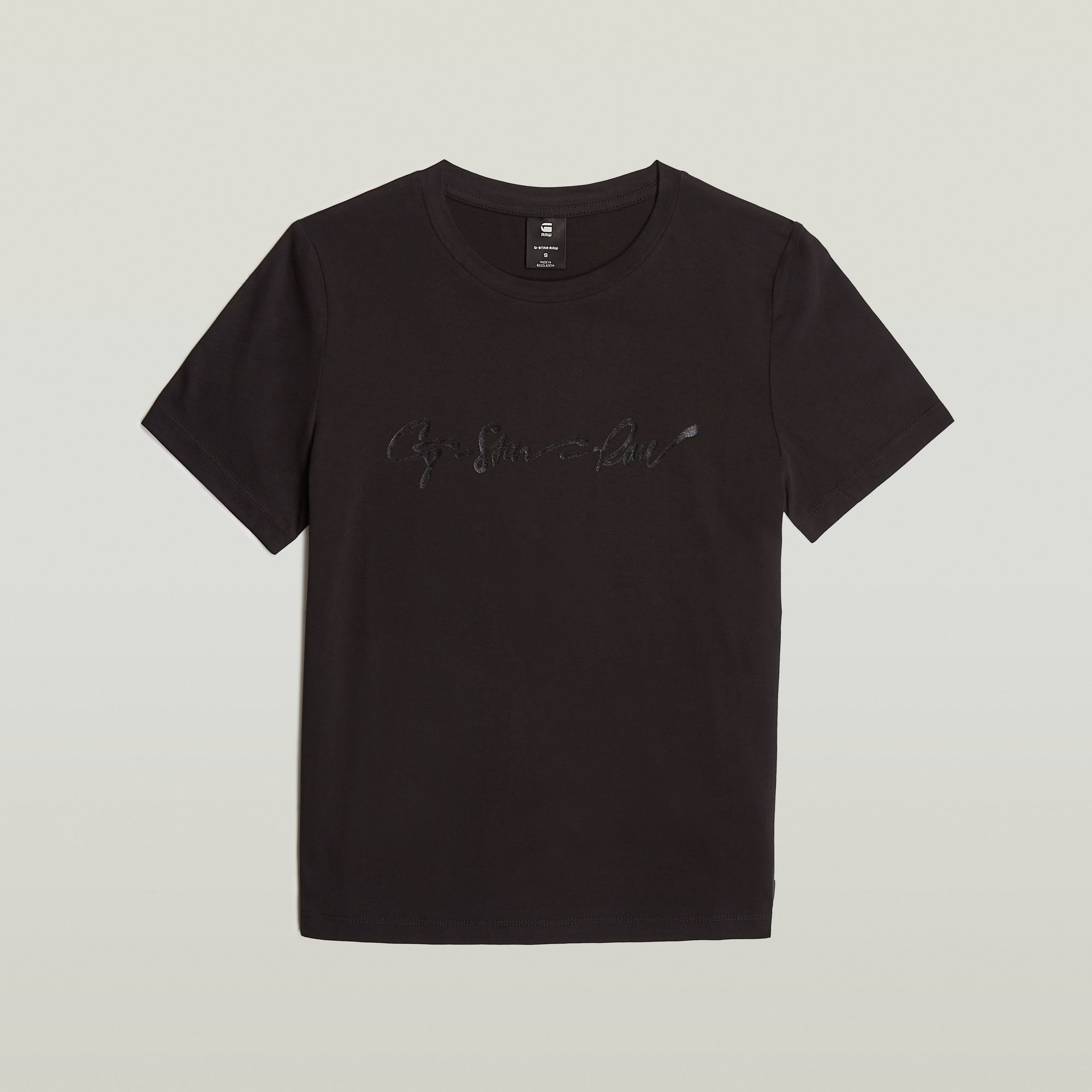 G-Star RAW G-Script Shiny Top Zwart Dames