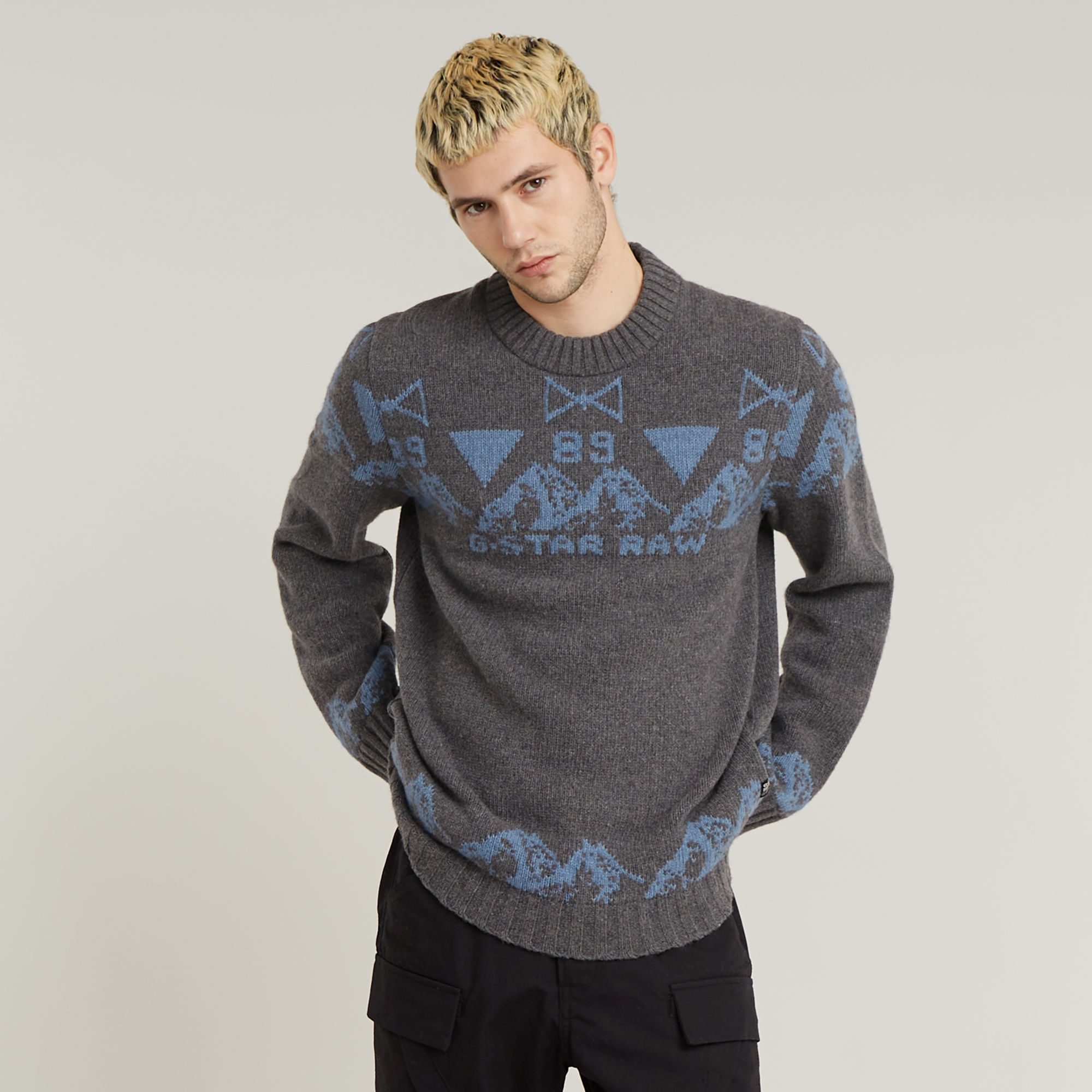 

Unisex Holiday Knitted Sweater - Multi color - Men