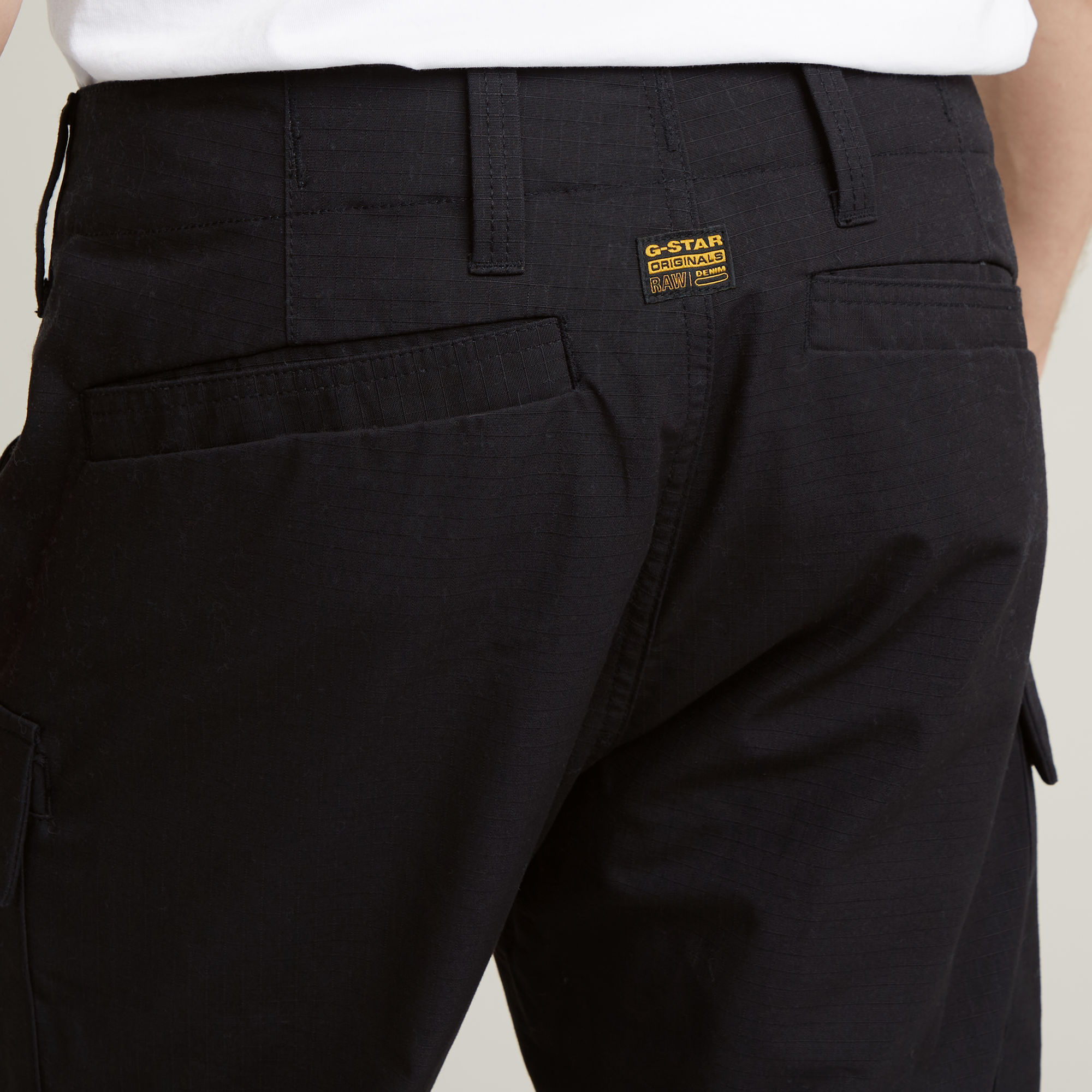 G-Star RAW 3D Regular Tapered Cargo Broek 3.0 Zwart Heren