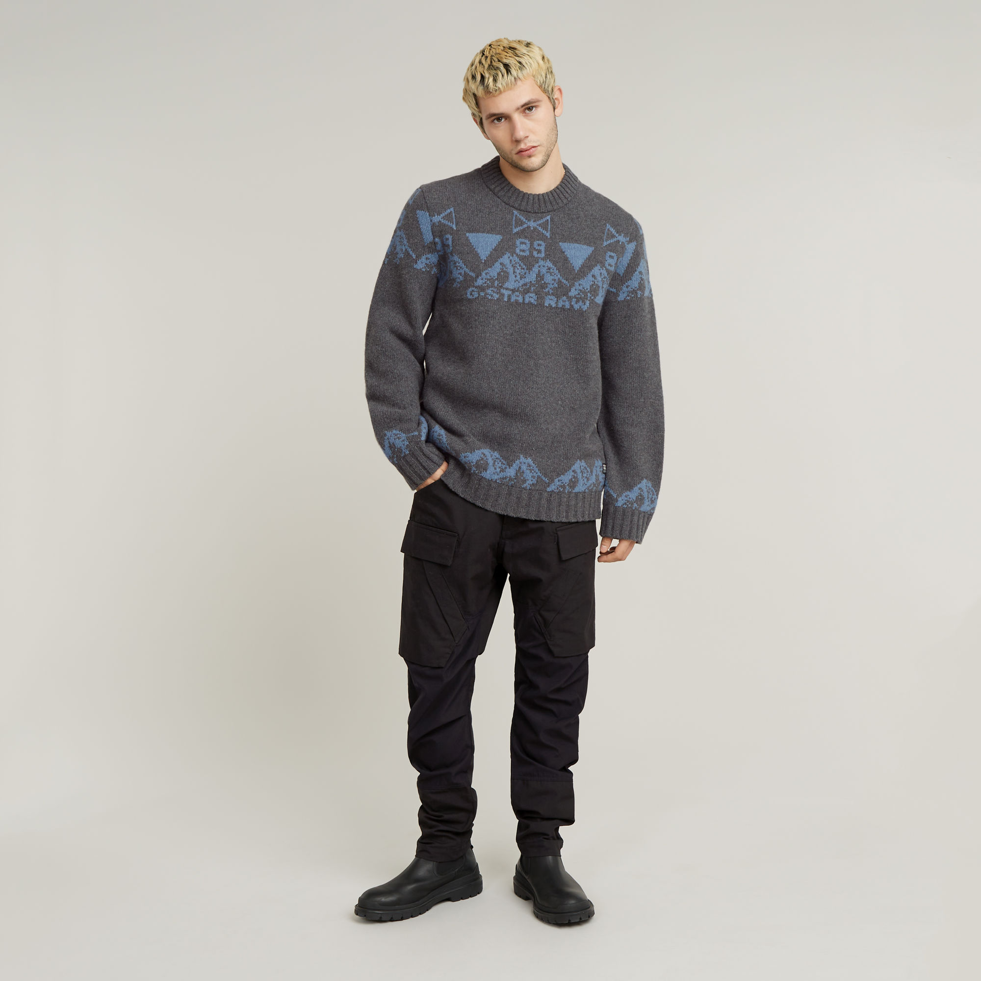 G-Star RAW 3D Regular Tapered Cargo Broek 3.0 Zwart Heren