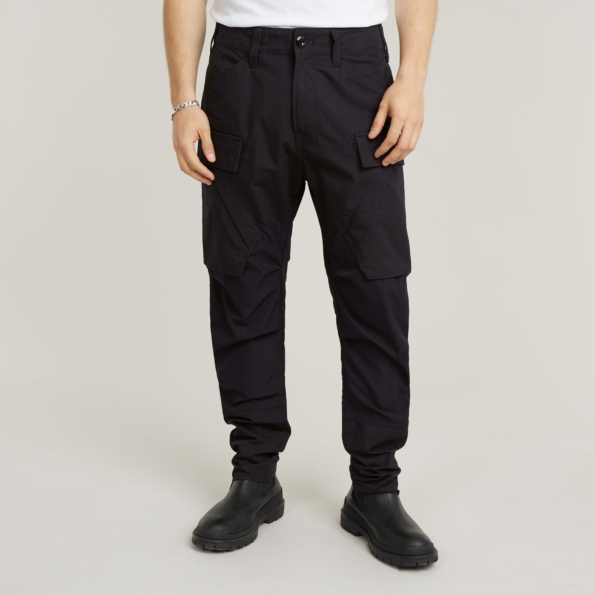 

3D Regular Tapered Cargo Pants 3.0 - Black - Men