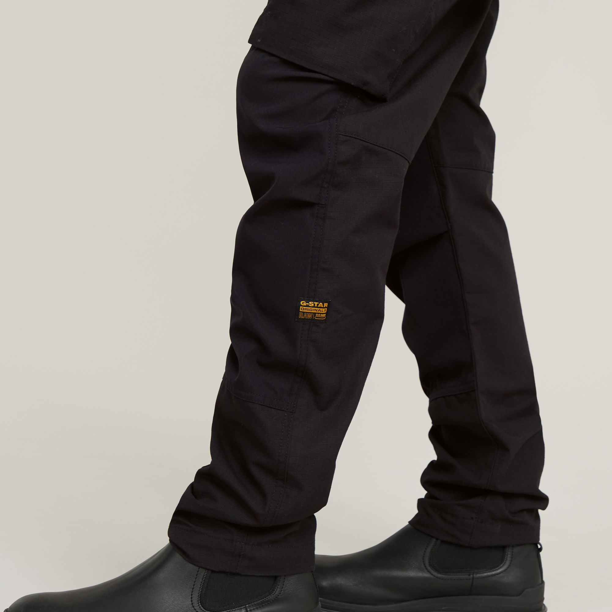 G-Star RAW 3D Regular Tapered Cargo Broek 3.0 Zwart Heren