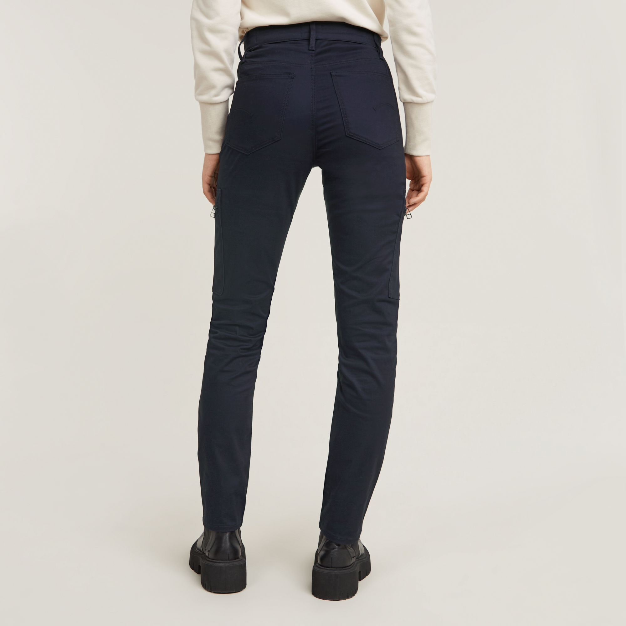 G-Star RAW Skinny Cargo Broek 2.0 Donkerblauw Dames