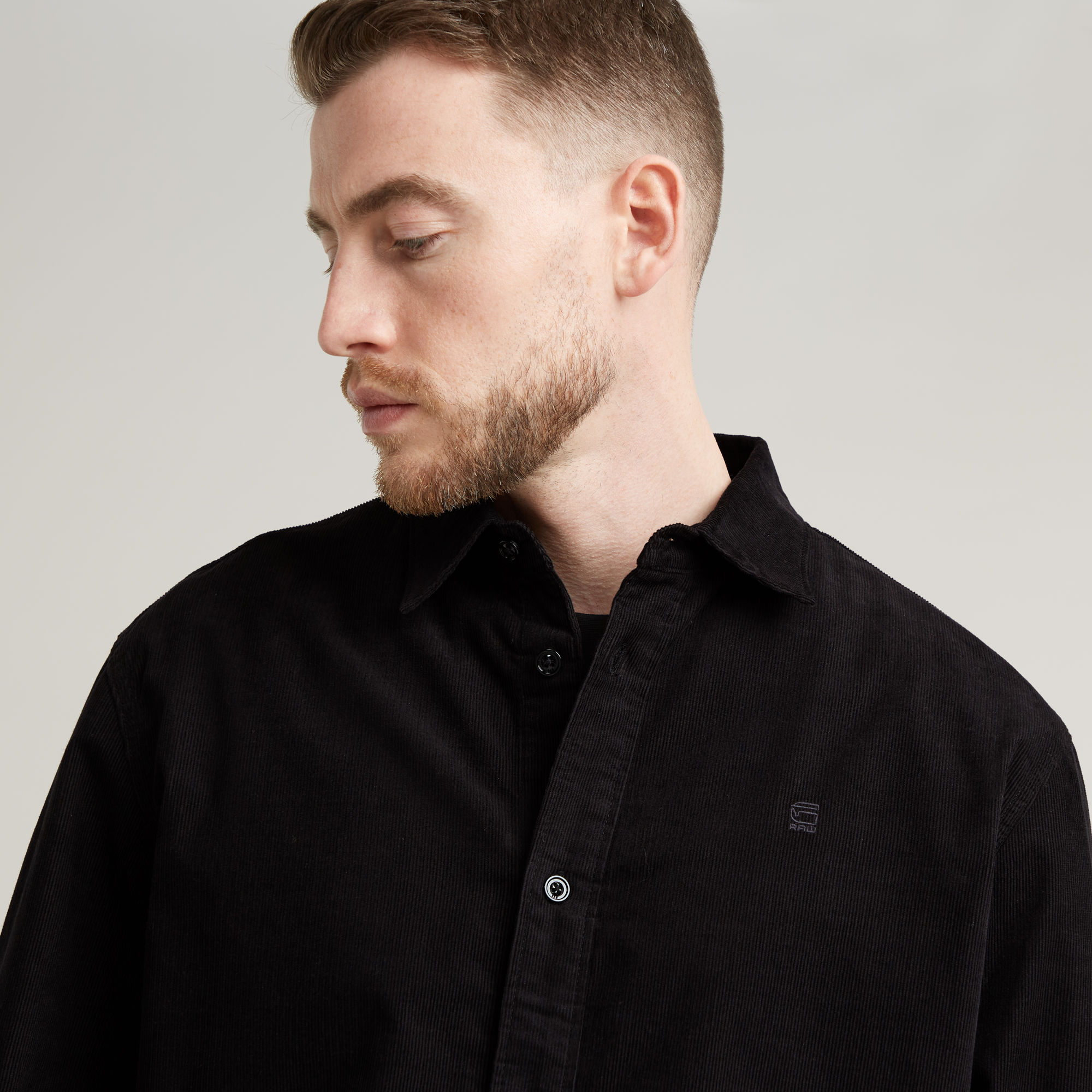 G-Star RAW Clean Regular Shirt Zwart Heren