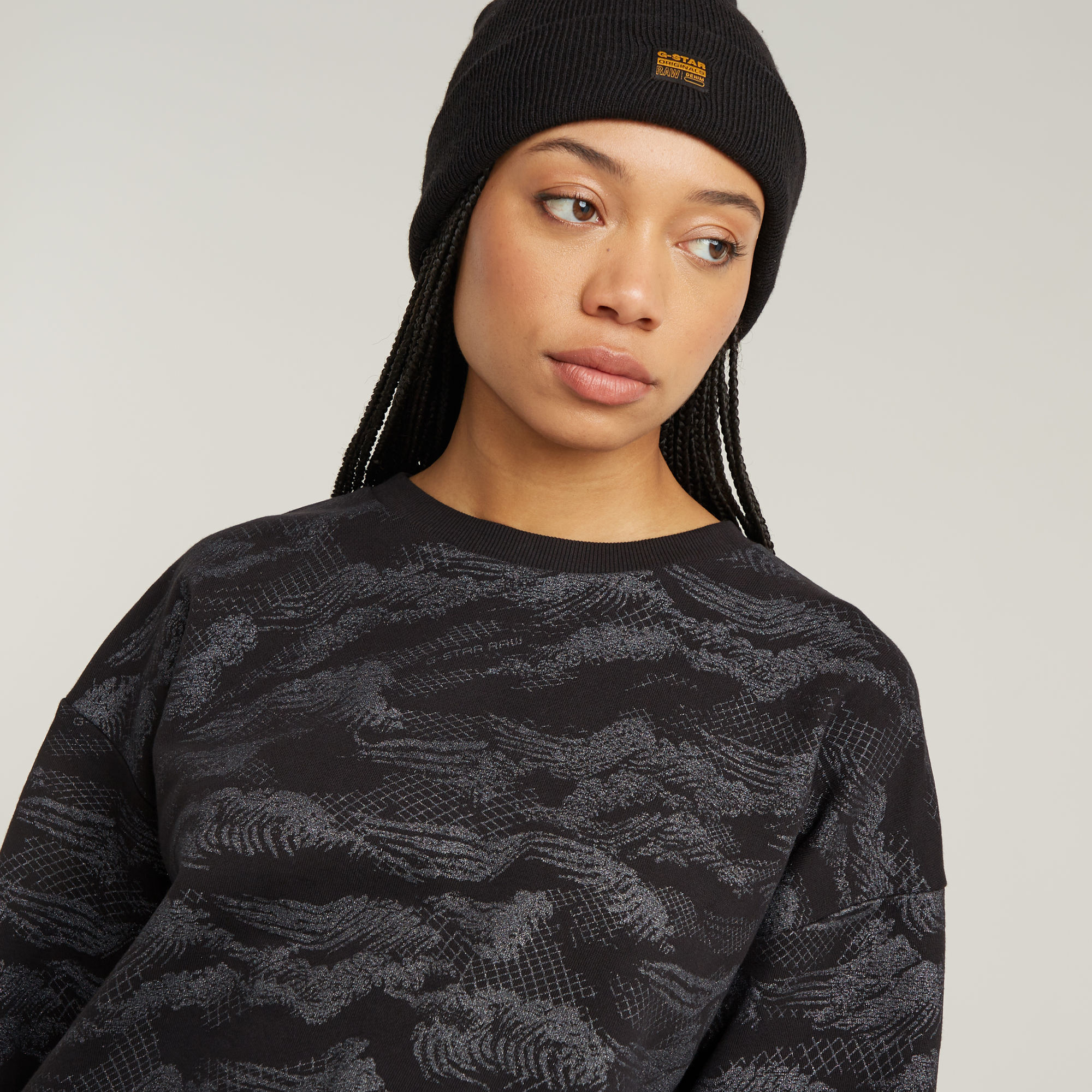 G-Star RAW Lace AOP Loose Sweater Meerkleurig Dames