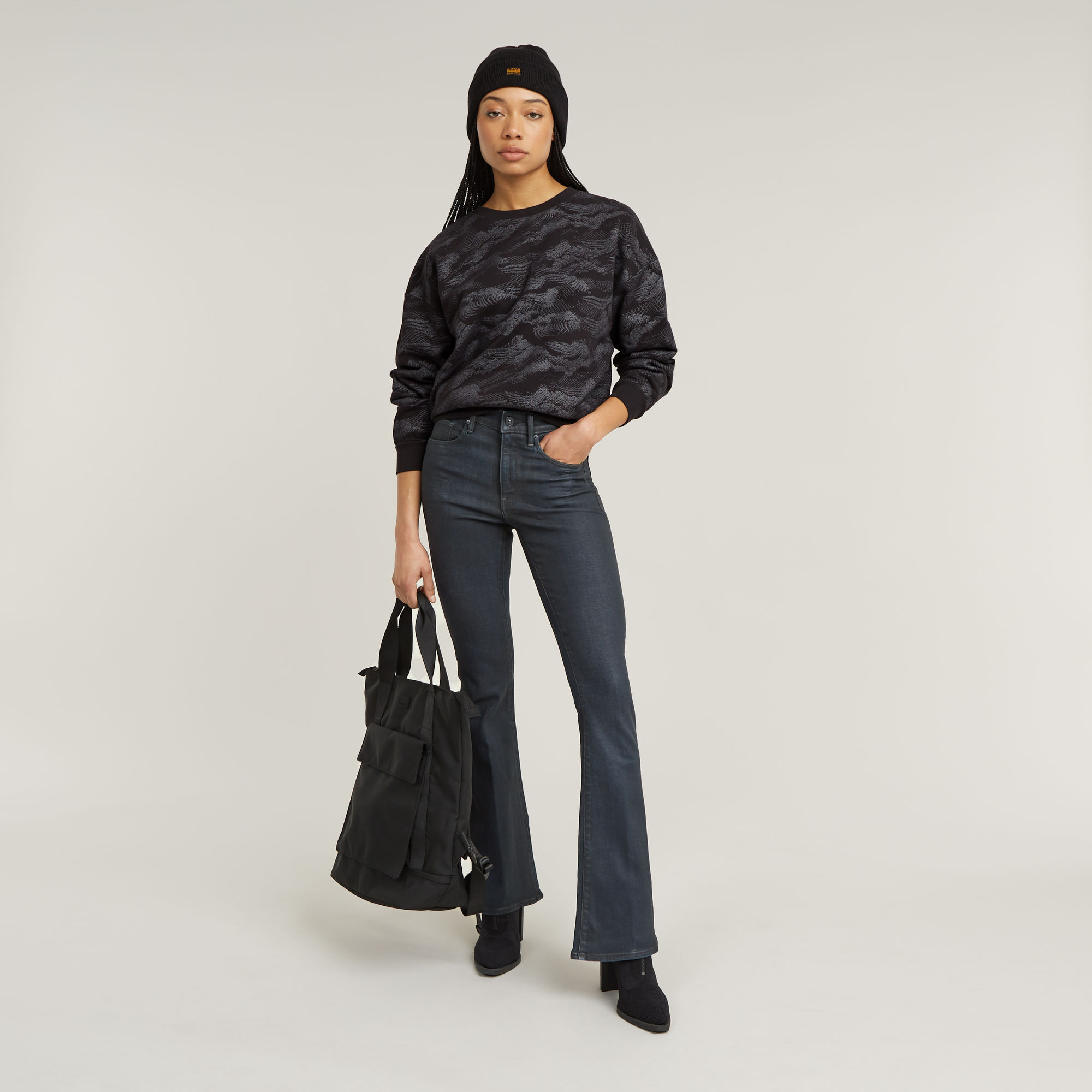 G-Star RAW Lace AOP Loose Sweater Meerkleurig Dames