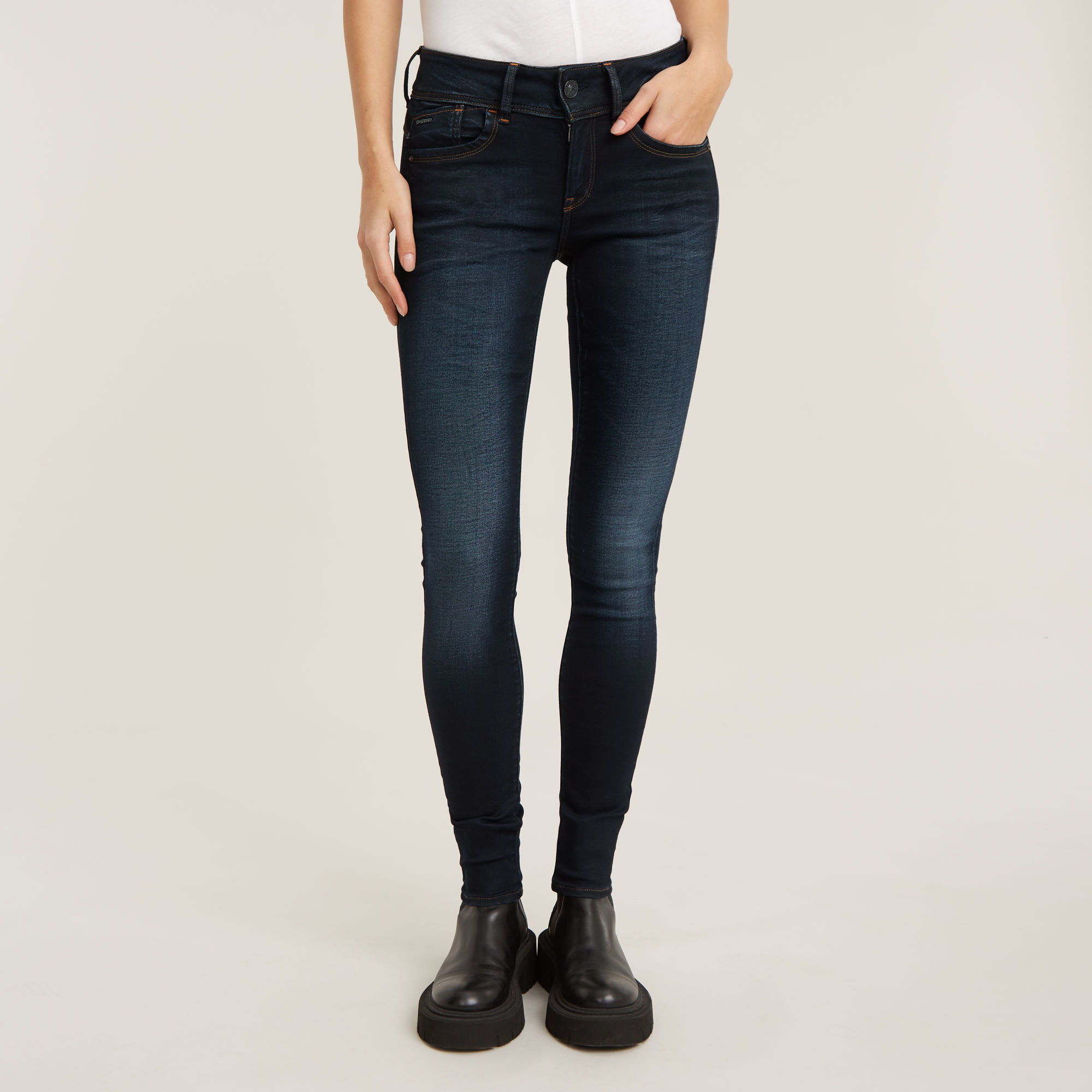 

Lynn Skinny Jeans - Dark blue - Women