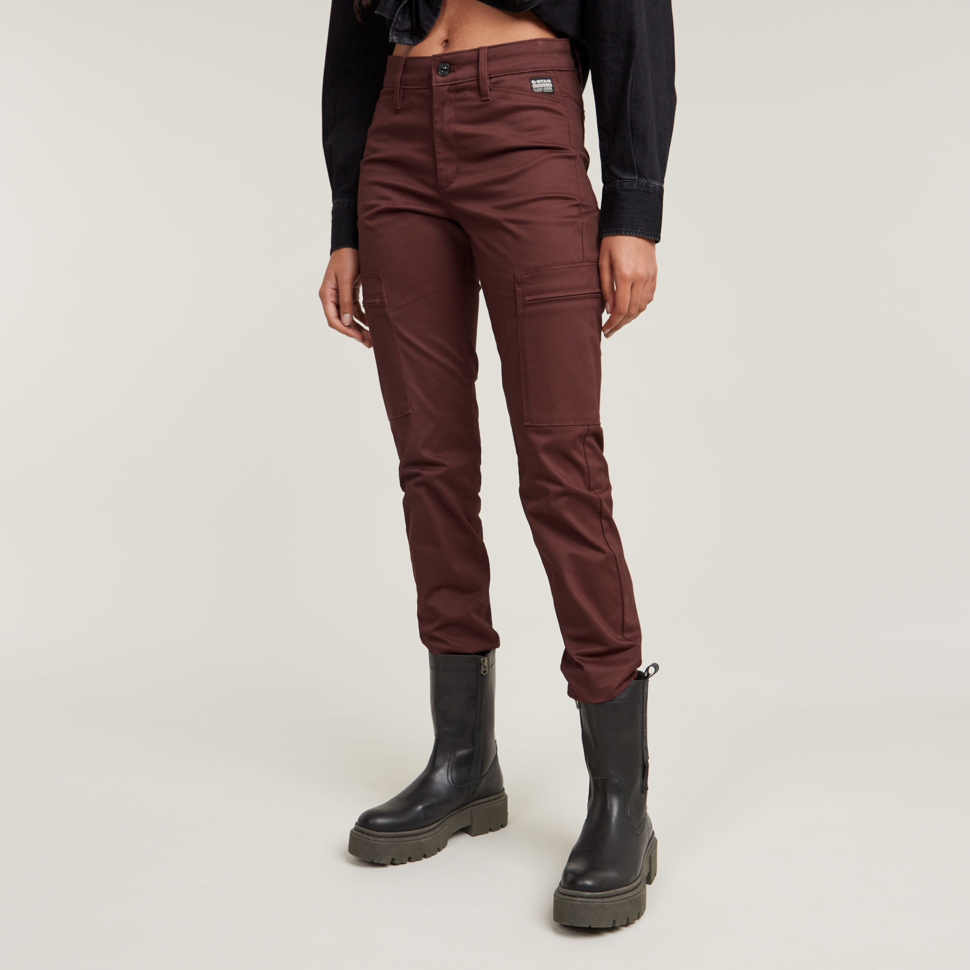 

Skinny Cargo Pants 2.0 - Red - Women