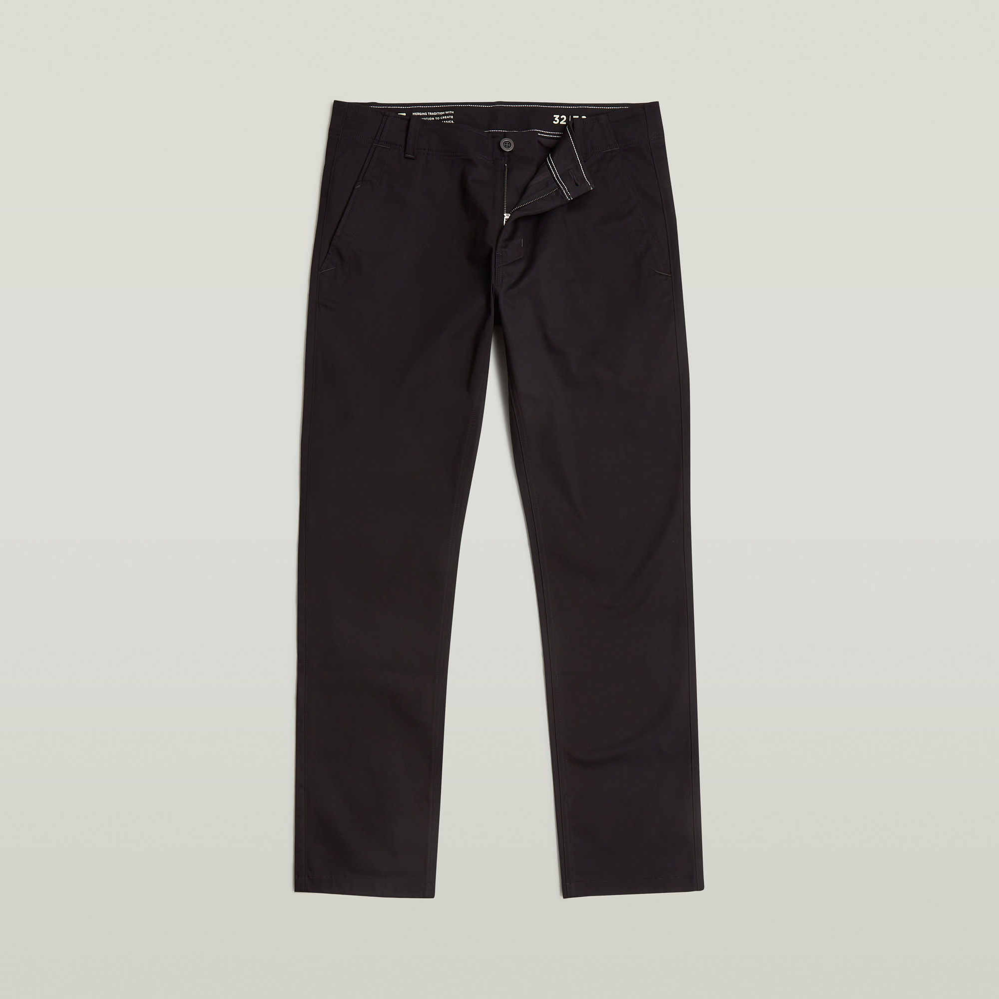 G-Star RAW Mosa Straight Chino Zwart Heren