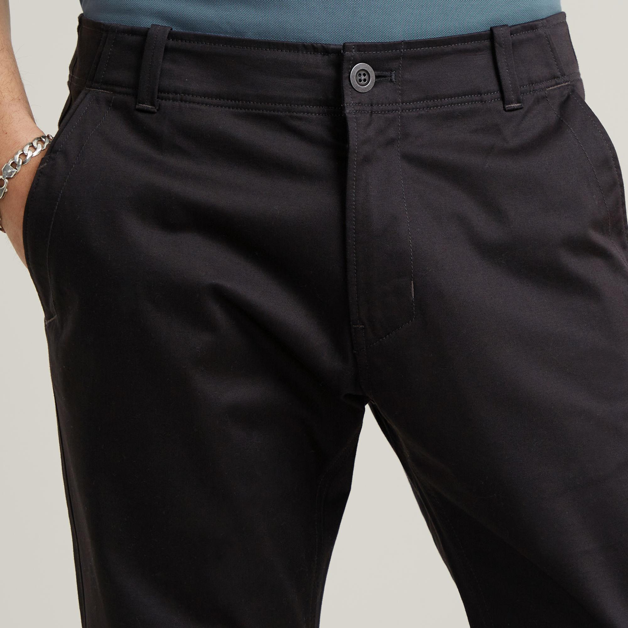 G-Star RAW Mosa Straight Chino Zwart Heren