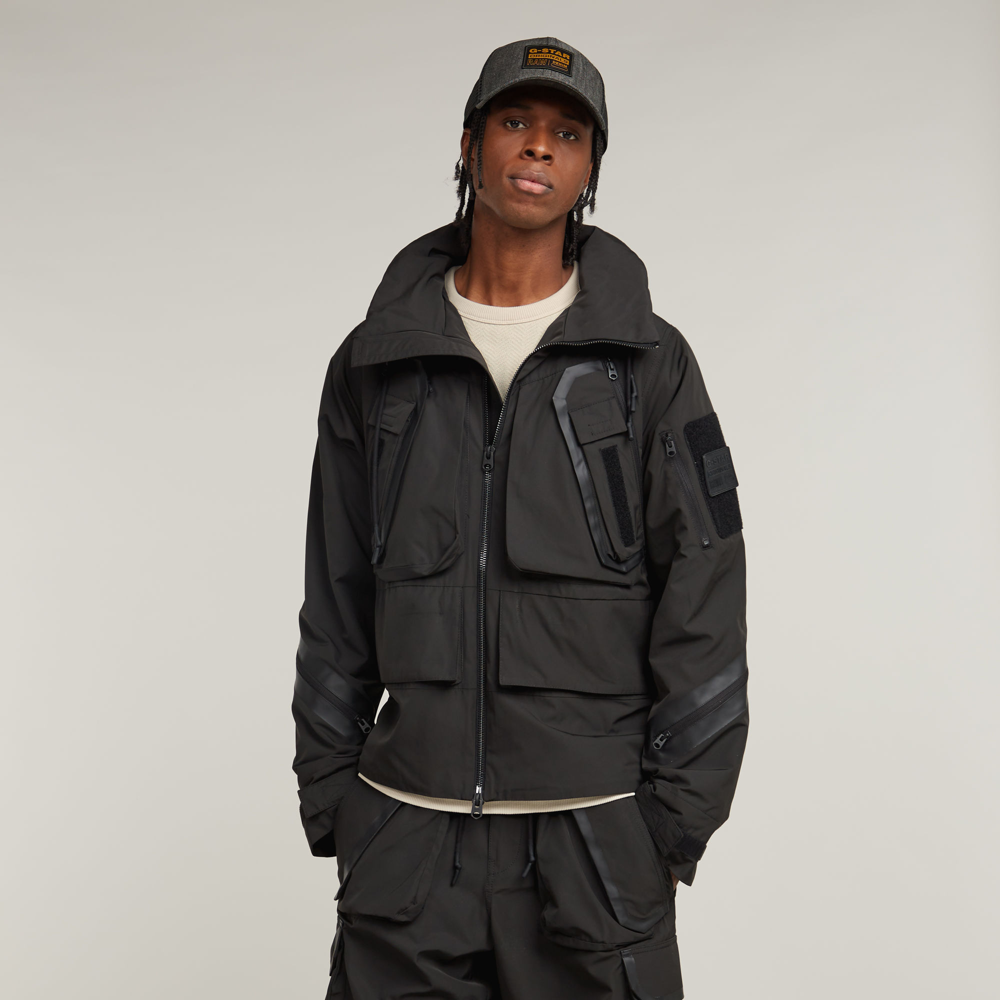 

Cargo Jacket - Black - Men