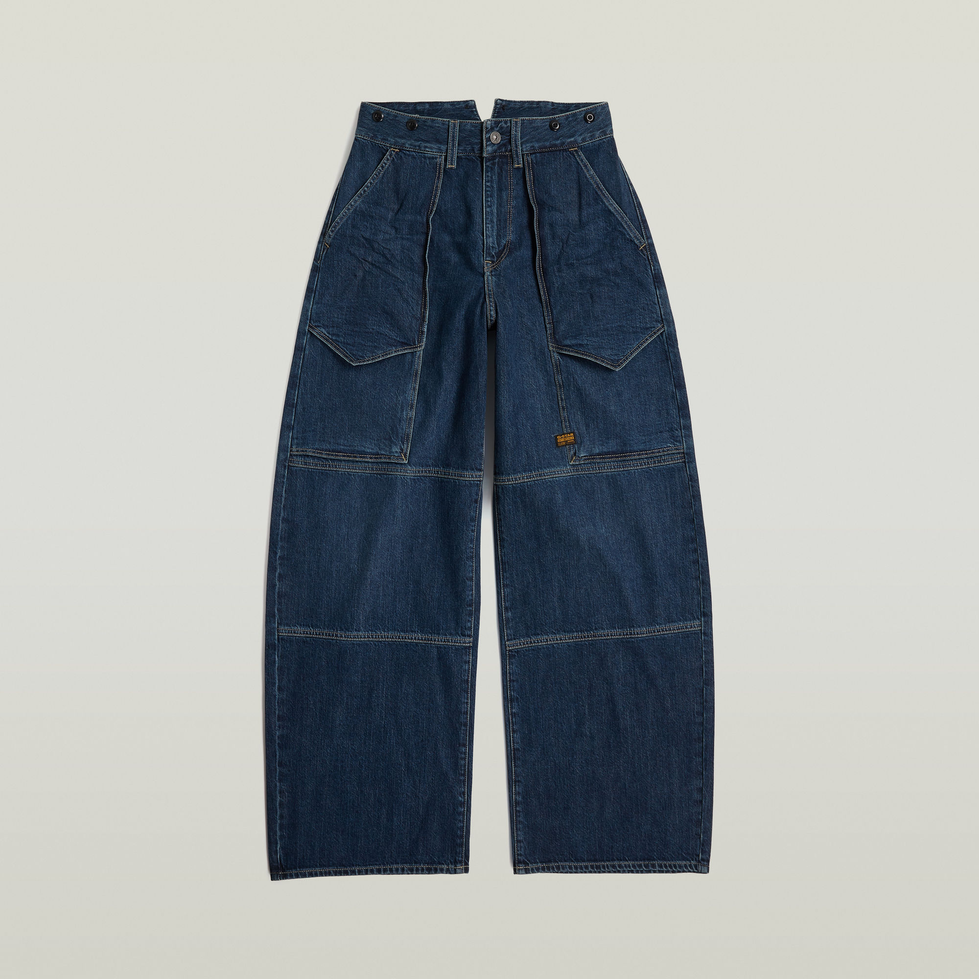 G-Star RAW Barrel Utility High Loose Jeans Donkerblauw Dames