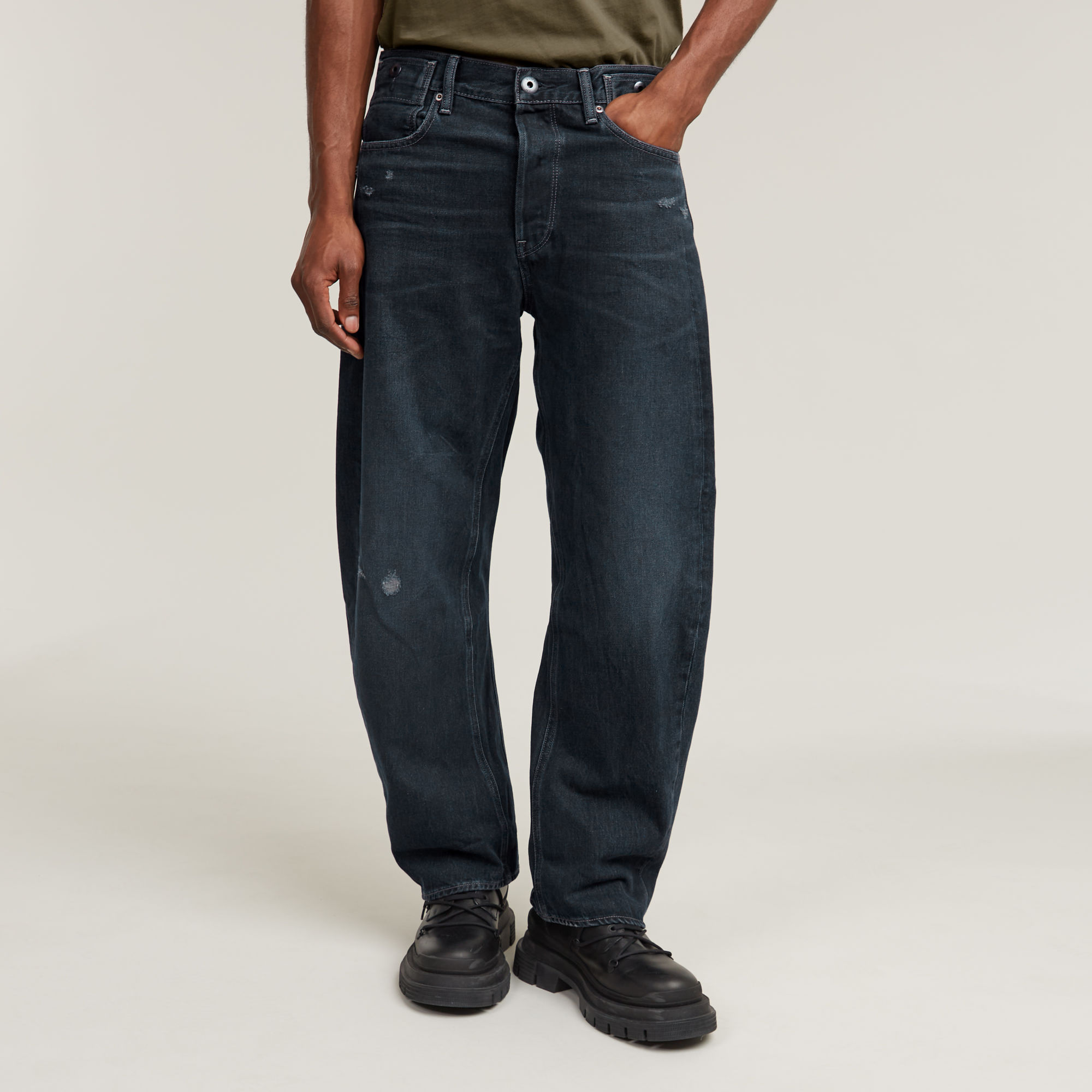 

Bend Loose Jeans - Dark blue - Men