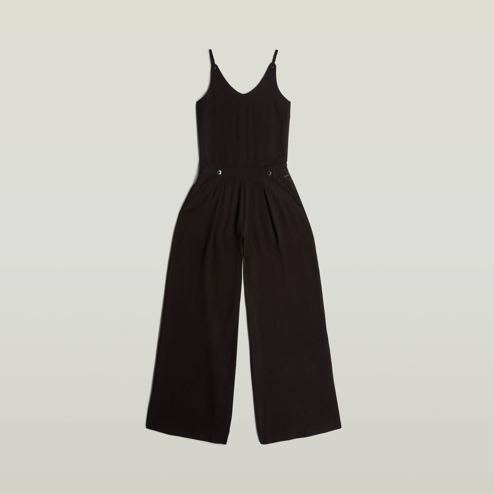 G-Star RAW Fluid Strap Jumpsuit Zwart Dames