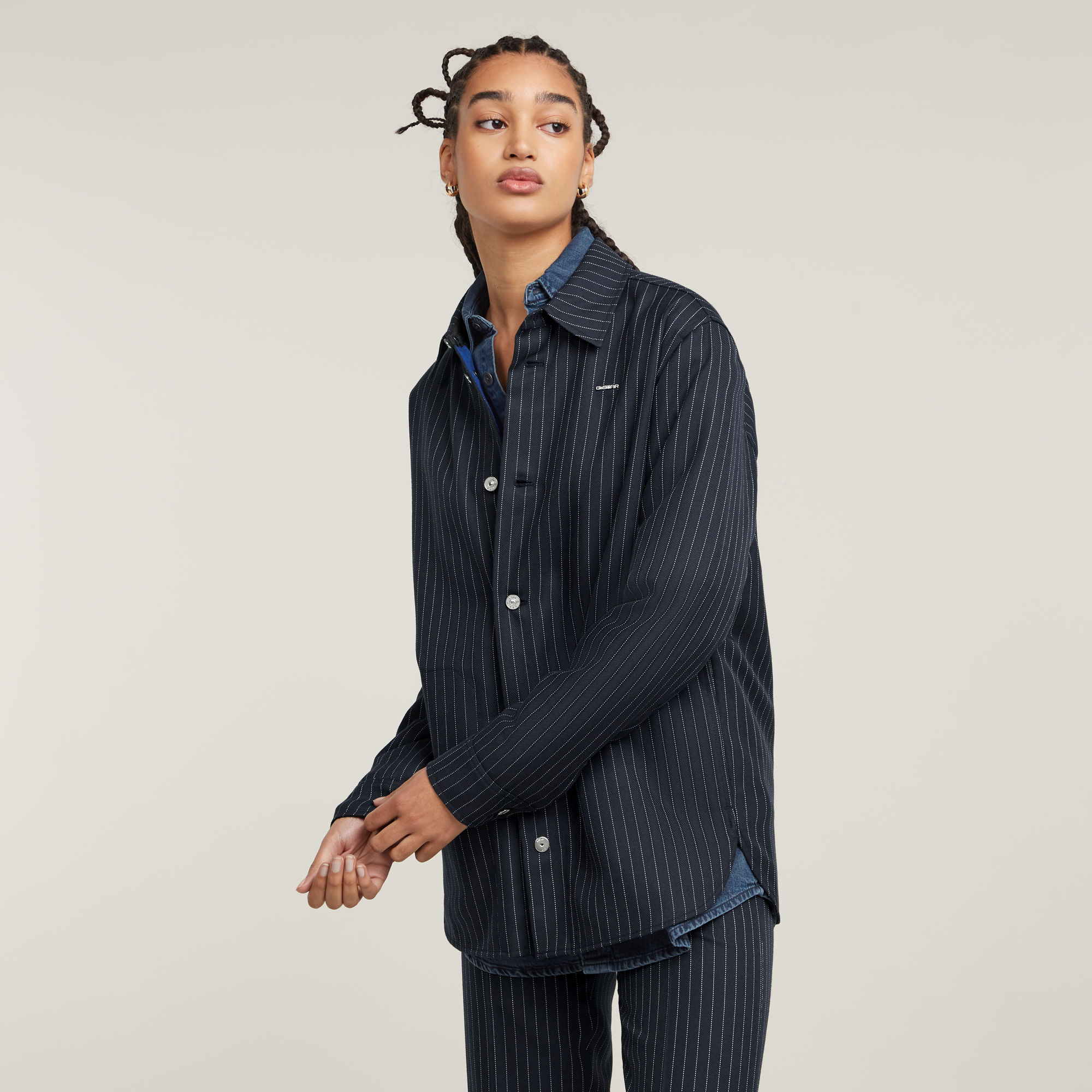 G-Star RAW Boyfriend Overshirt Meerkleurig Dames