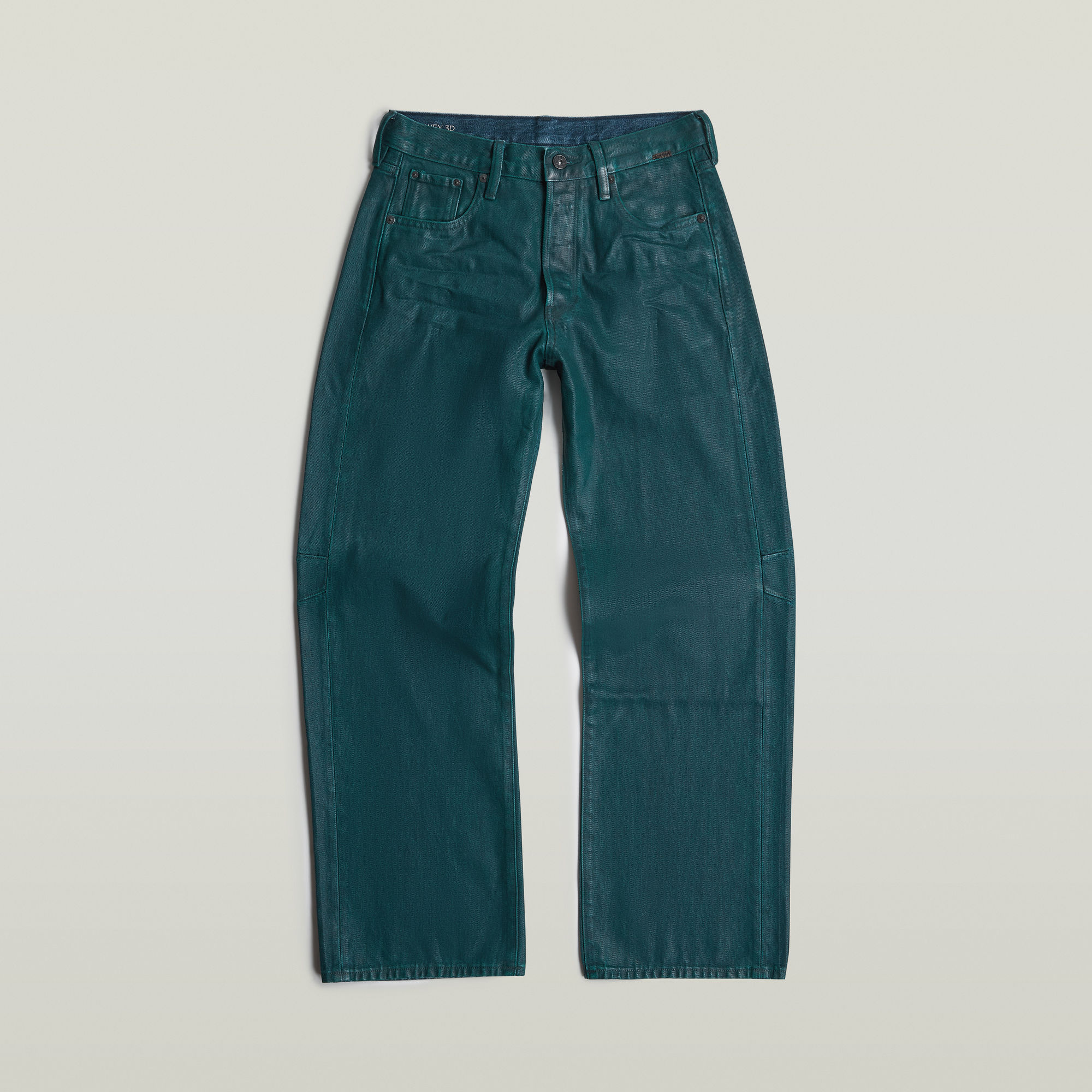 Thumbnail - Bowey Boyfriend Jeans - Grün - Damen