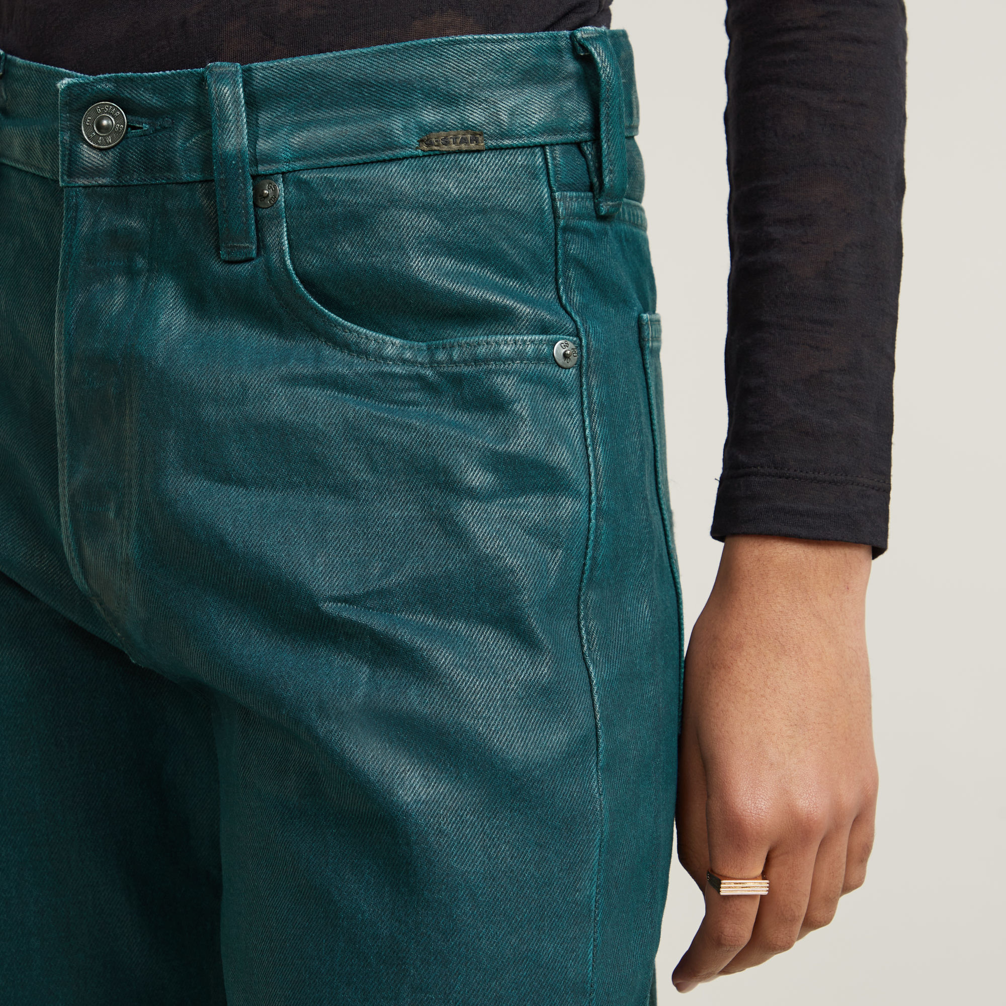G-Star RAW Bowey 3D Boyfriend Jeans Groen Dames