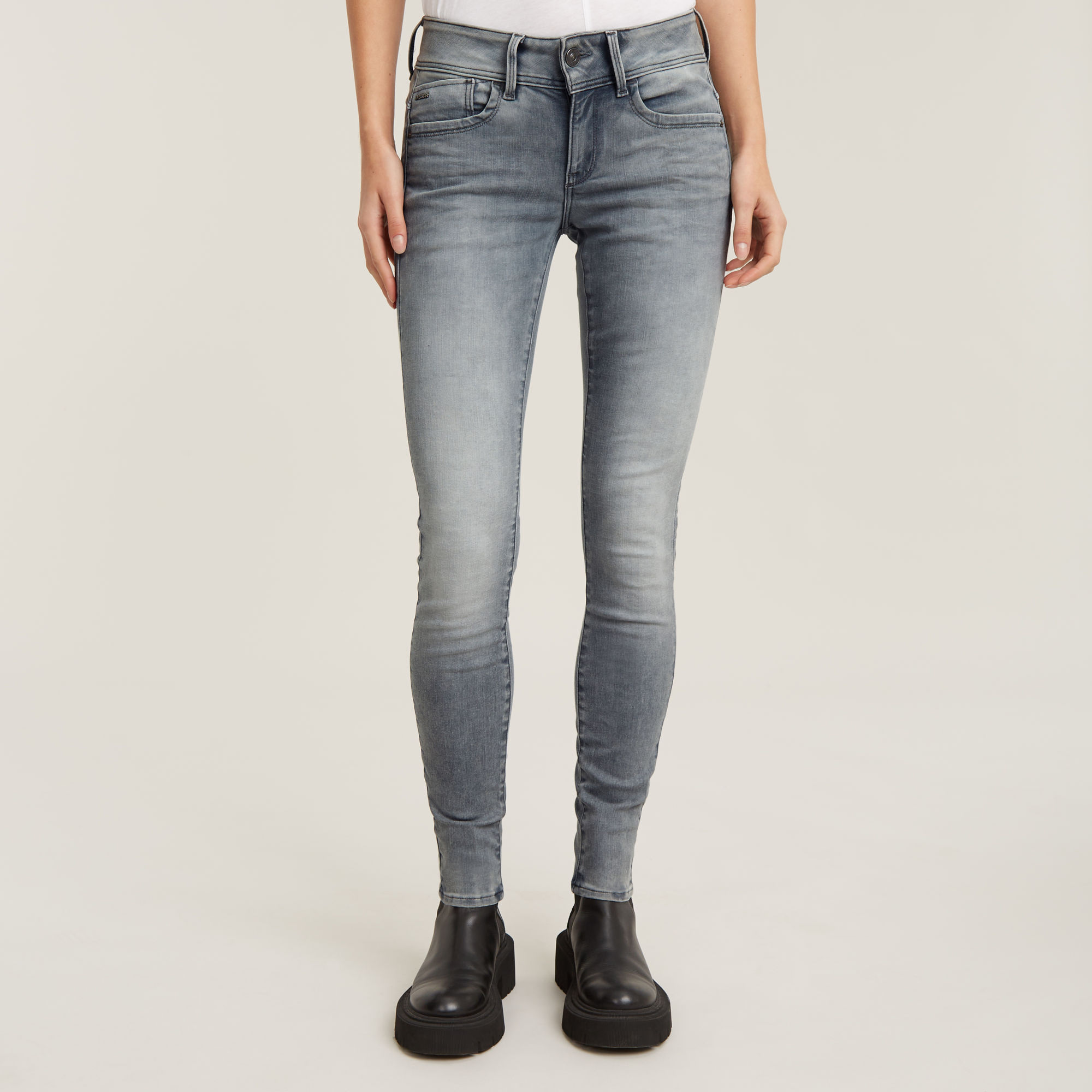 Lynn Skinny Jeans - Grau - Damen