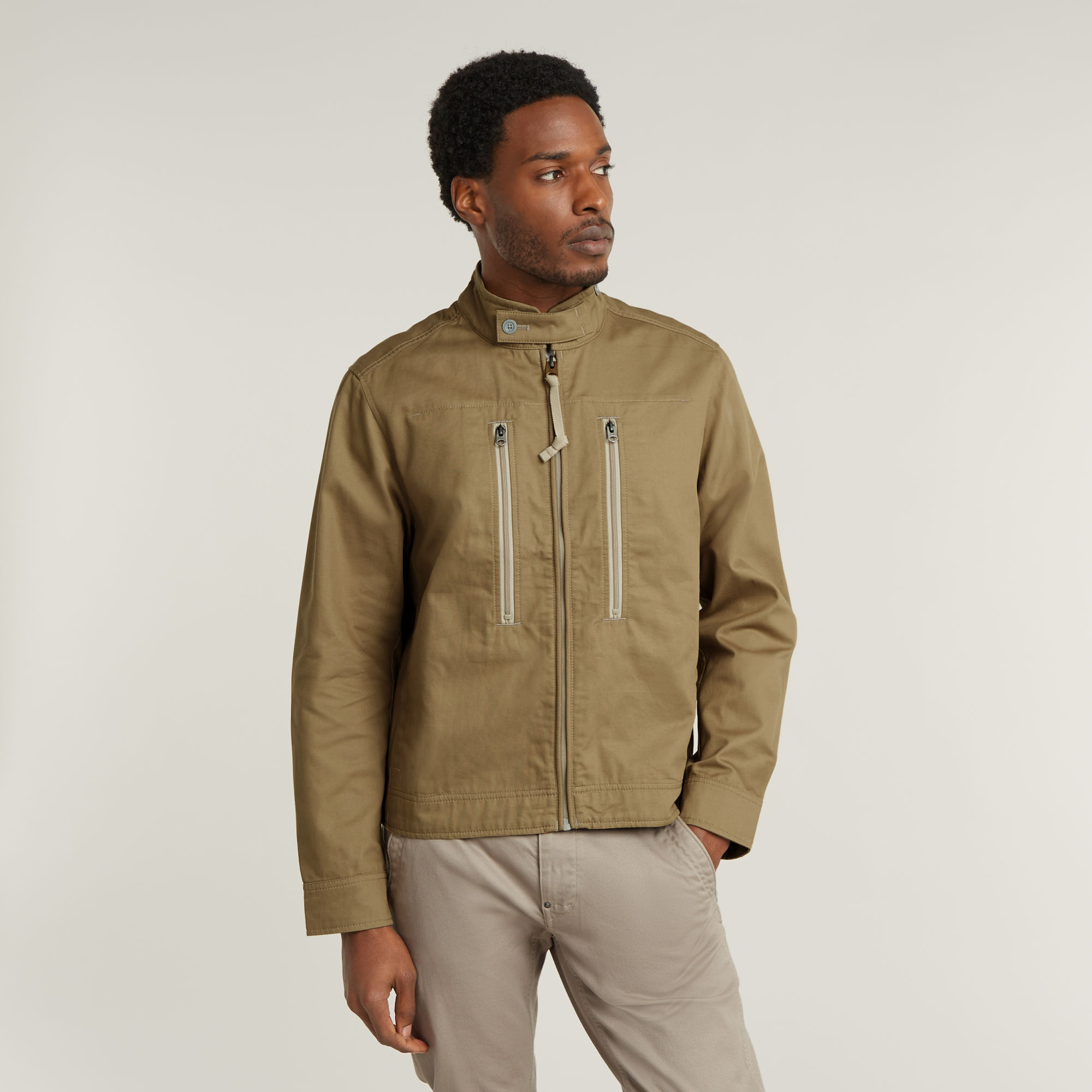 

Lightweight Deck Jacket - Beige - Men