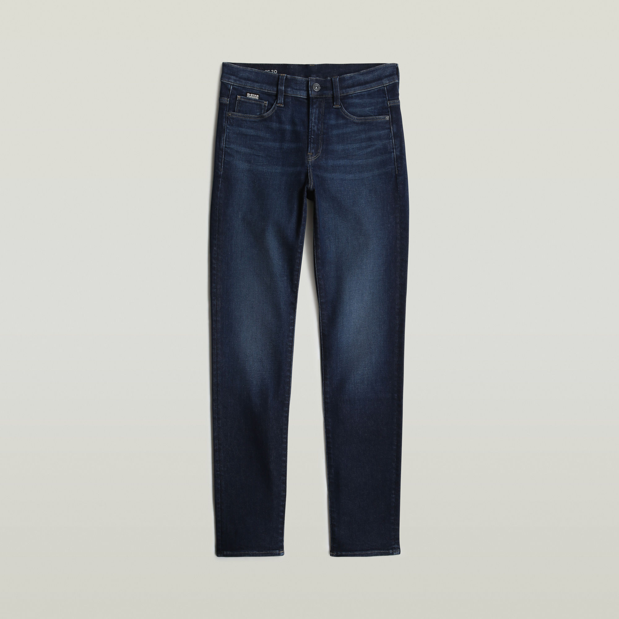G-Star RAW Ace 2.0 Slim Straight Jeans Donkerblauw Dames