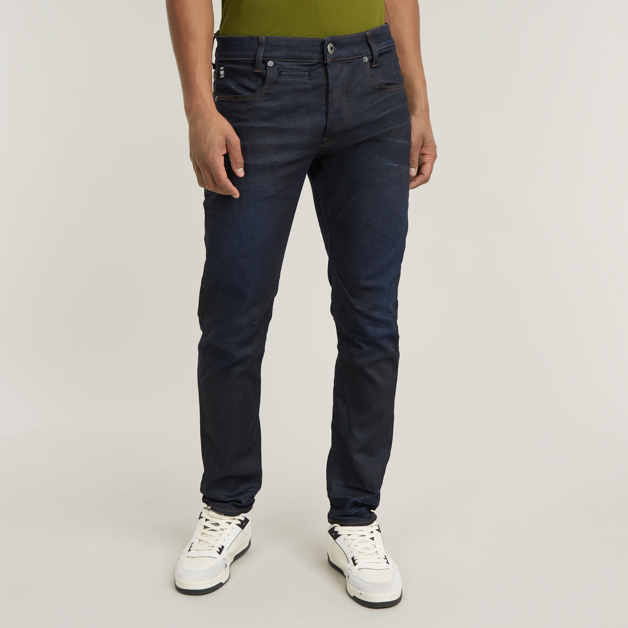 

D-Staq 5-Pocket Slim Jeans - Dark blue - Men