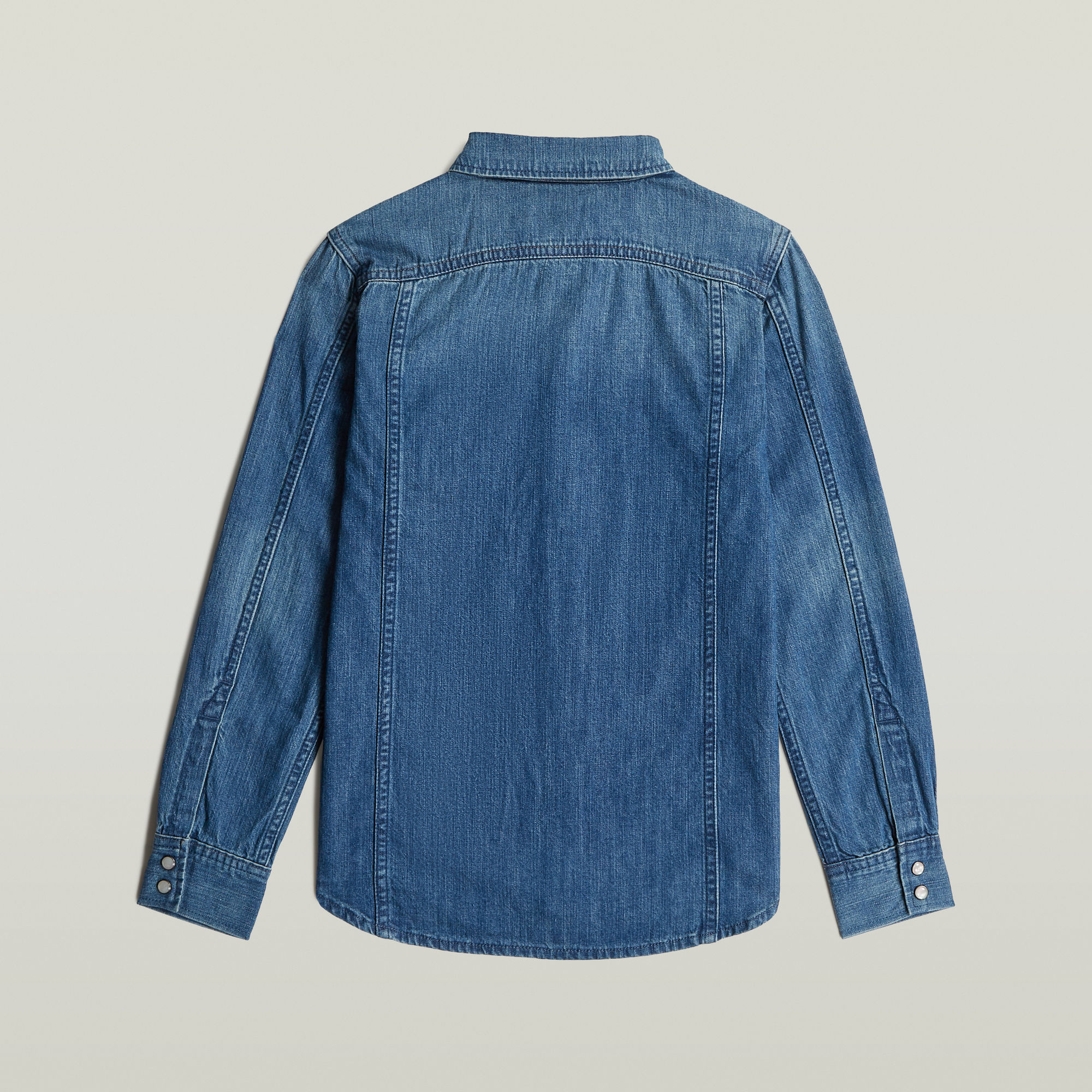 G-Star RAW Kids Unisex 3301 Boys Shirt Midden blauw jongens