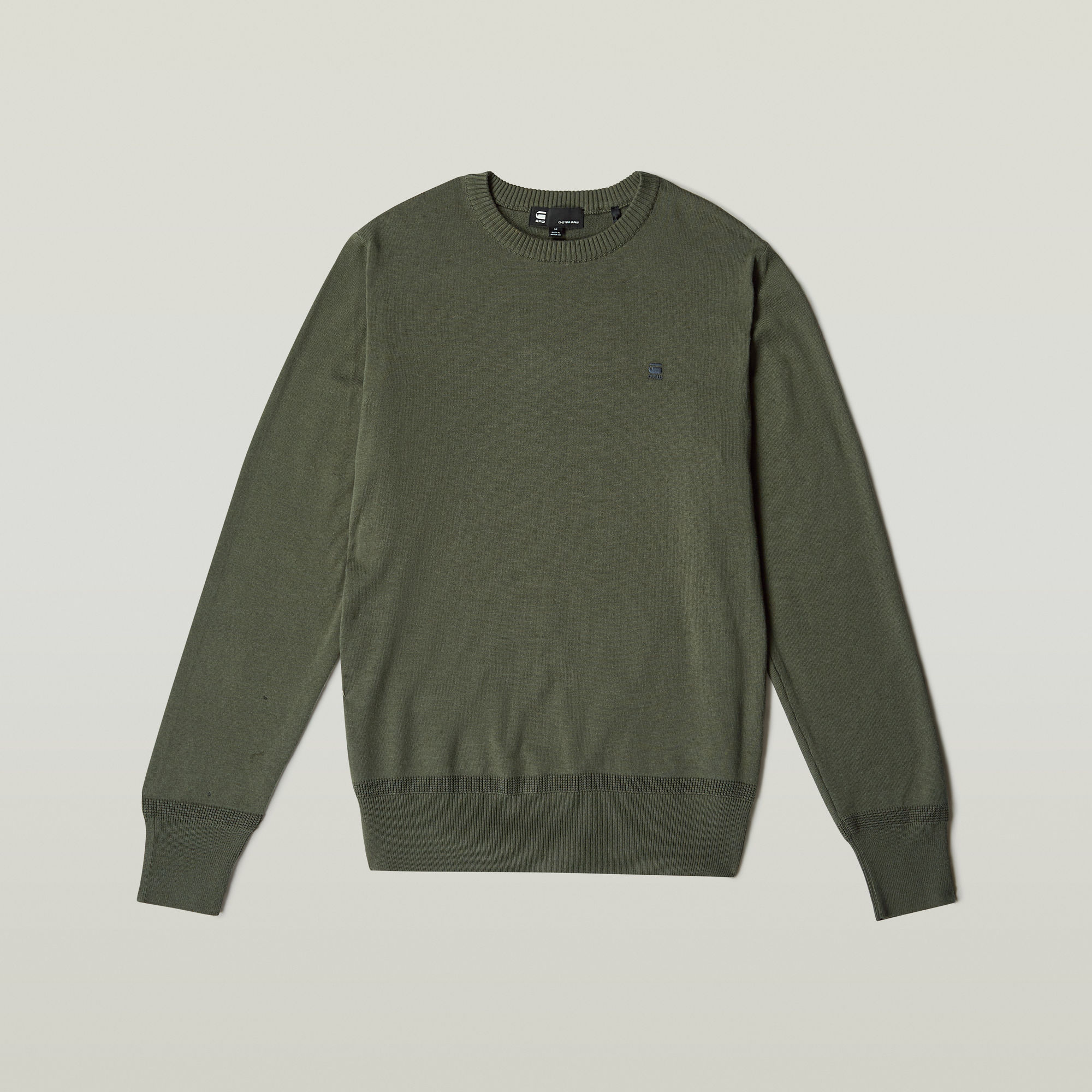 G-Star RAW Gebreide Trui Core Groen Heren