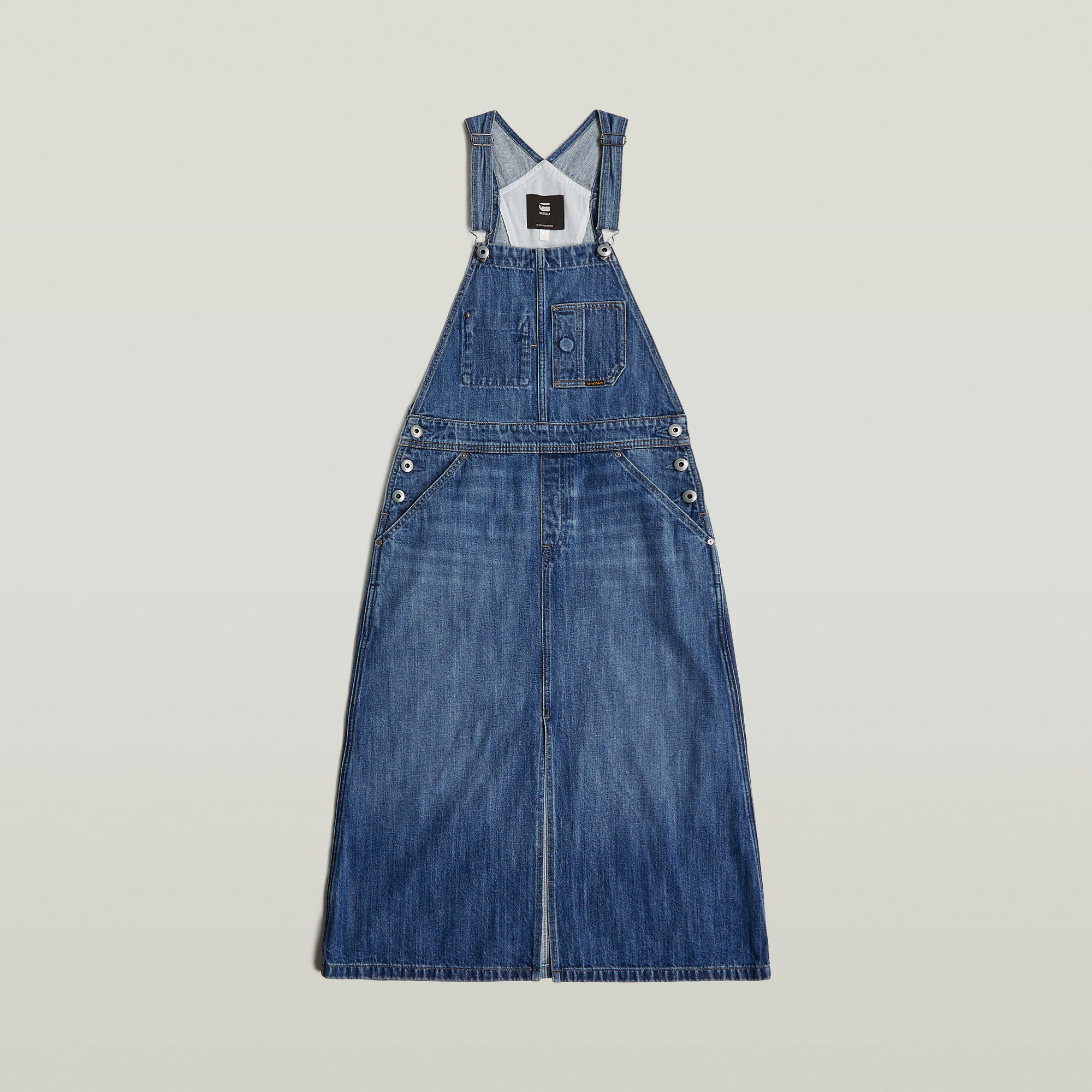 G-Star RAW Meisjes Tuinbroek Jurk Long Midden blauw meisjes
