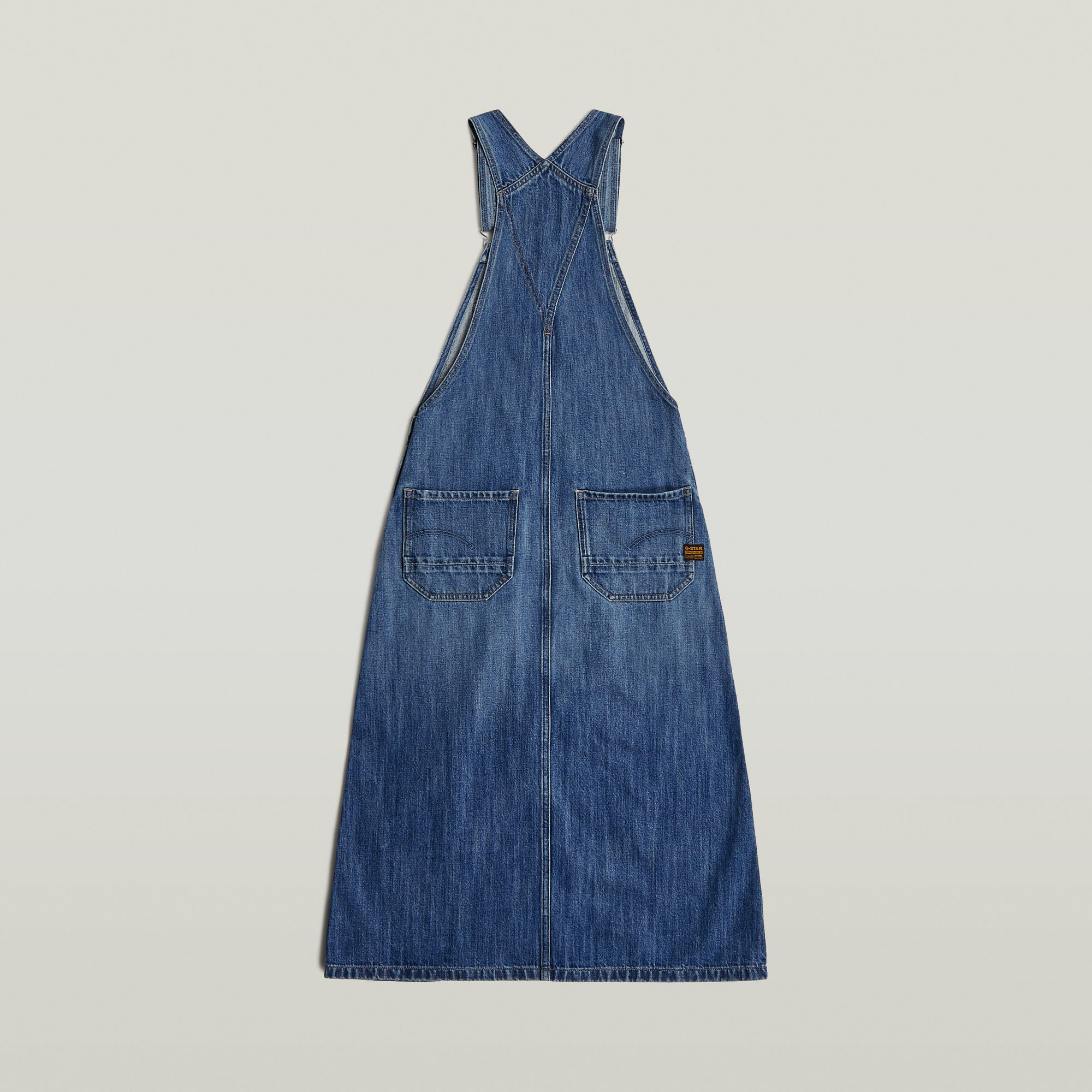 G-Star RAW Meisjes Tuinbroek Jurk Long Midden blauw meisjes