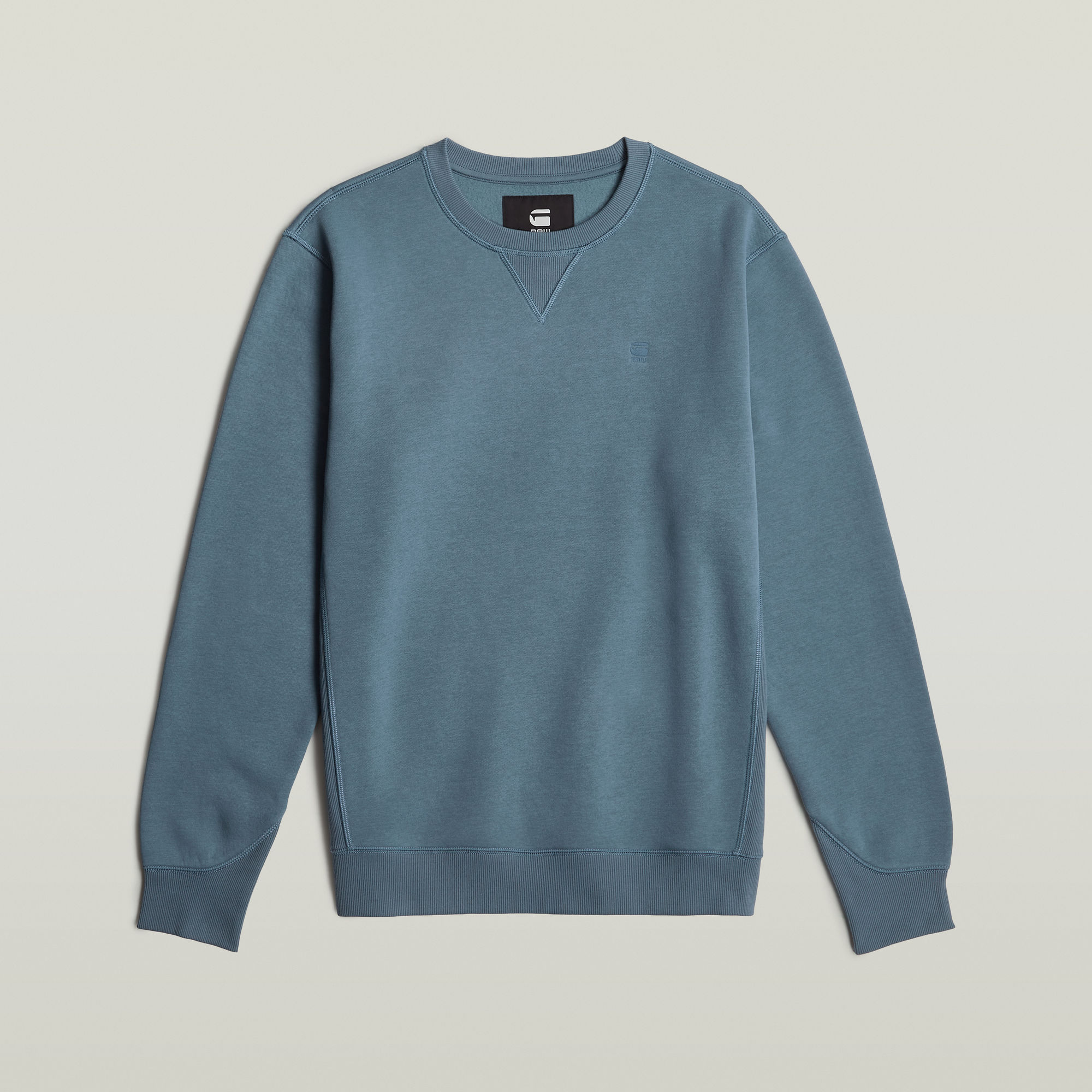 G-Star RAW Premium Core Sweater Midden blauw Heren