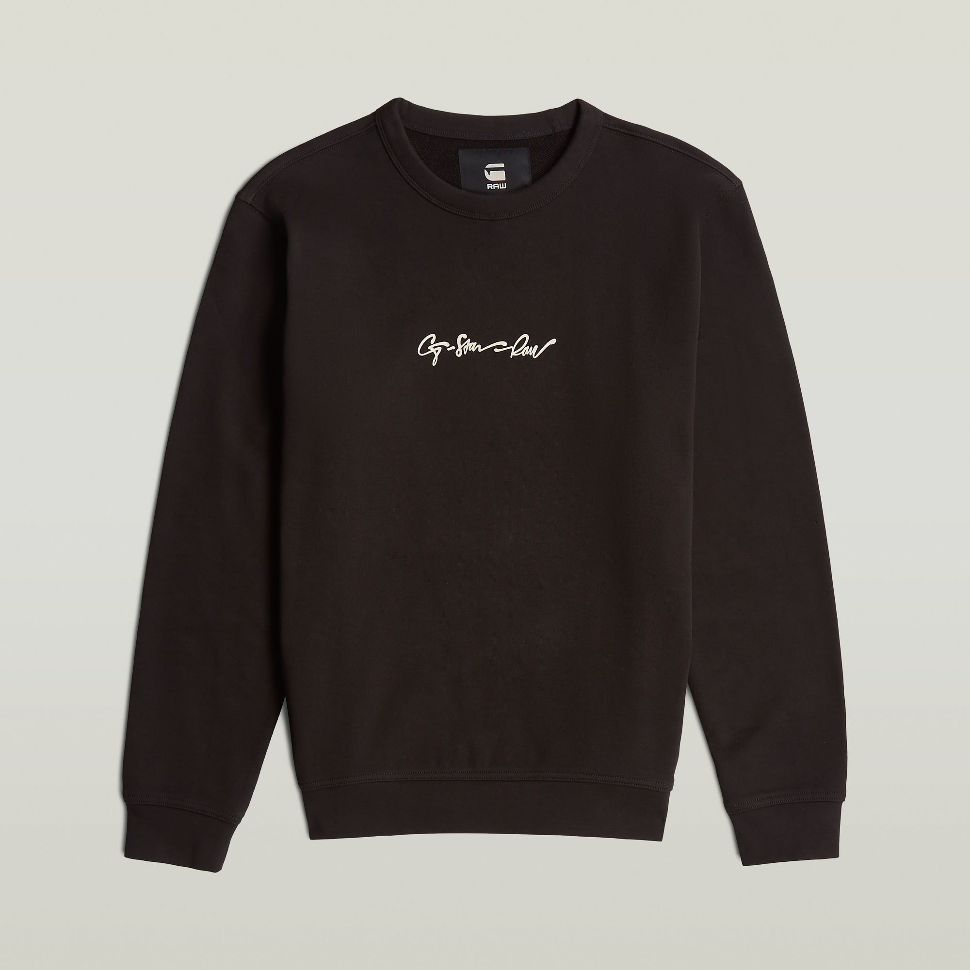 G-Star RAW G-Script Logo Sweater Zwart Heren