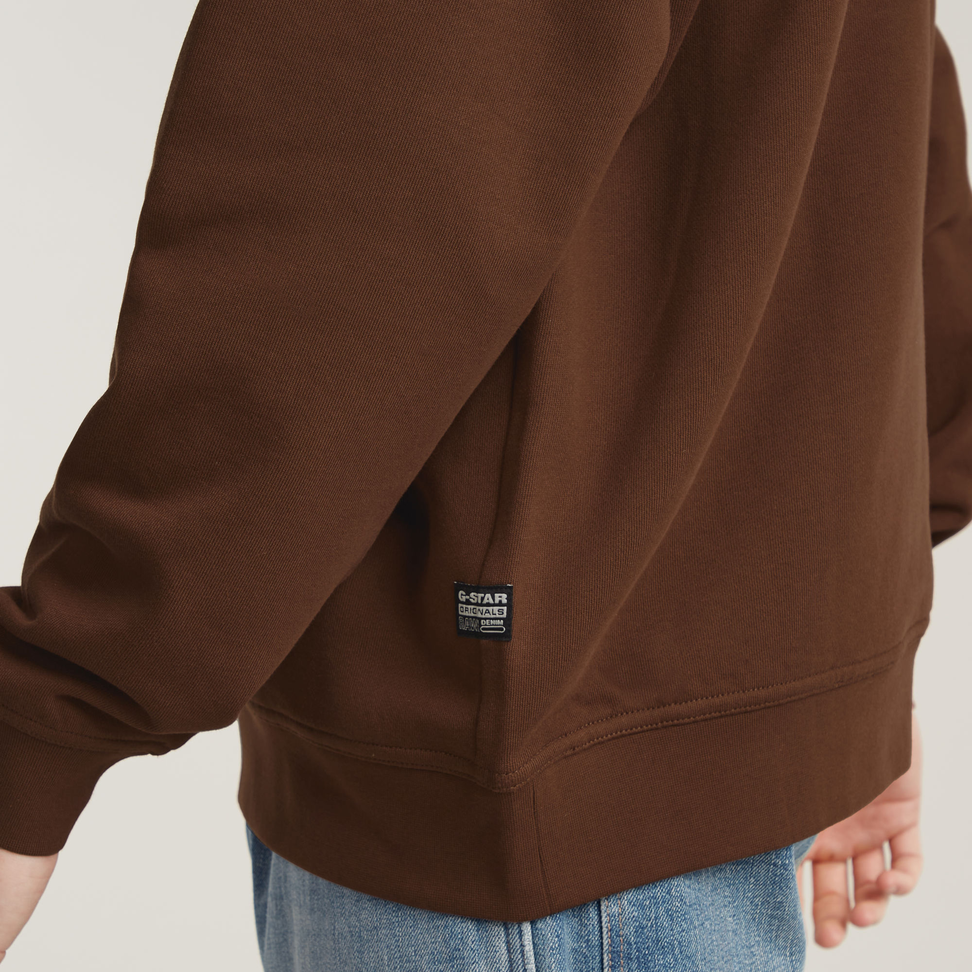 G-Star RAW Chenille G-Script Loose Sweater Bruin Heren