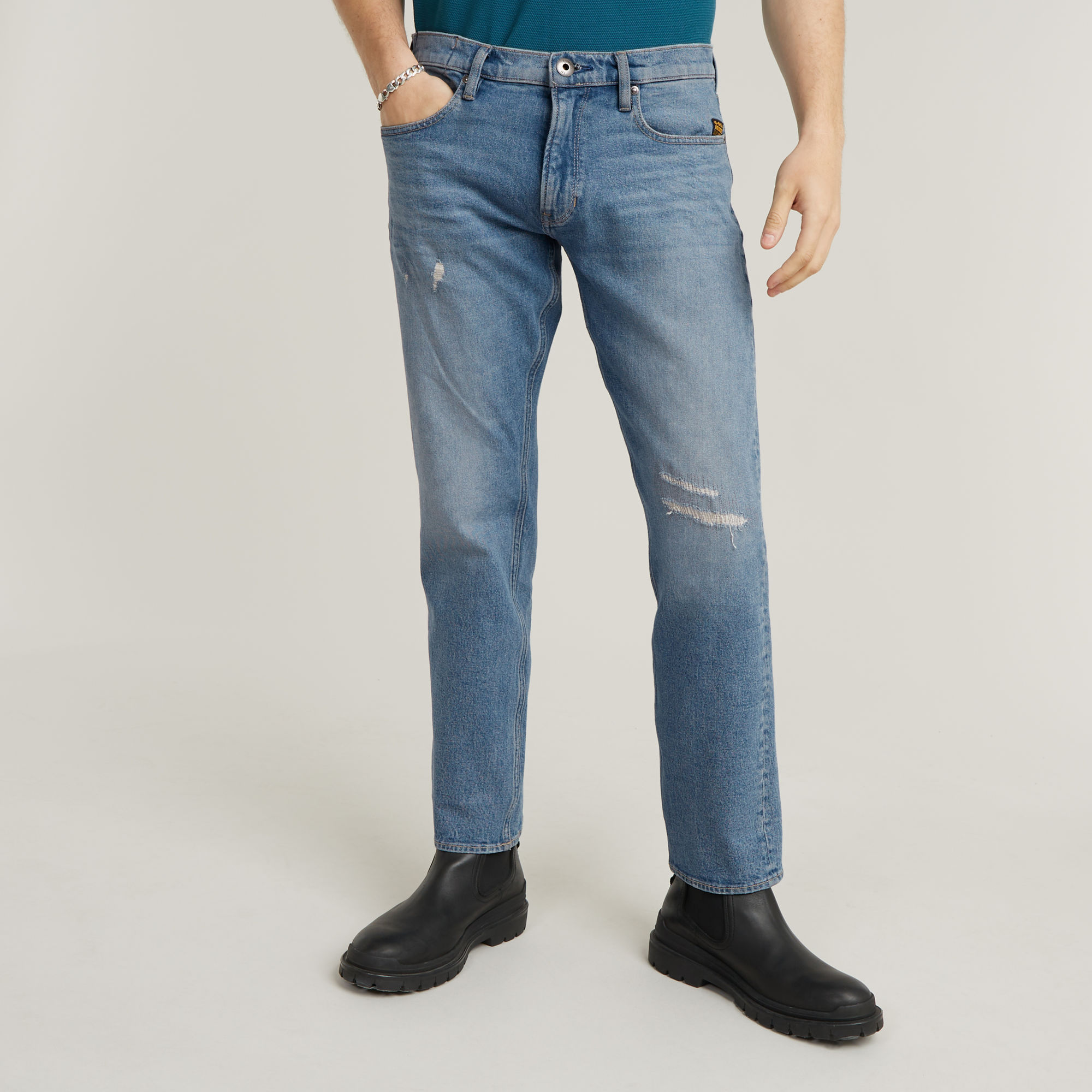 

Mosa Straight Jeans - Light blue - Men