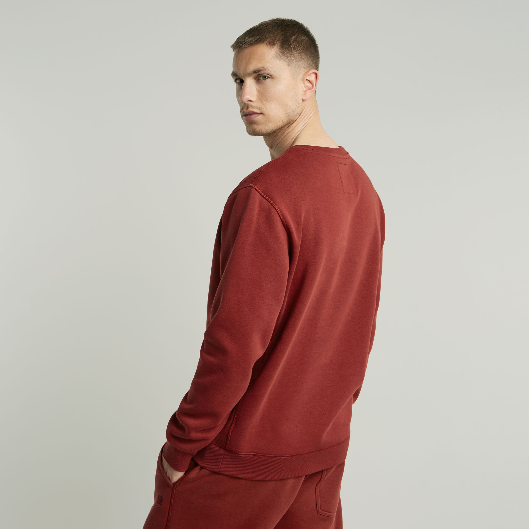 G-Star RAW Premium Core Sweater Rood Heren