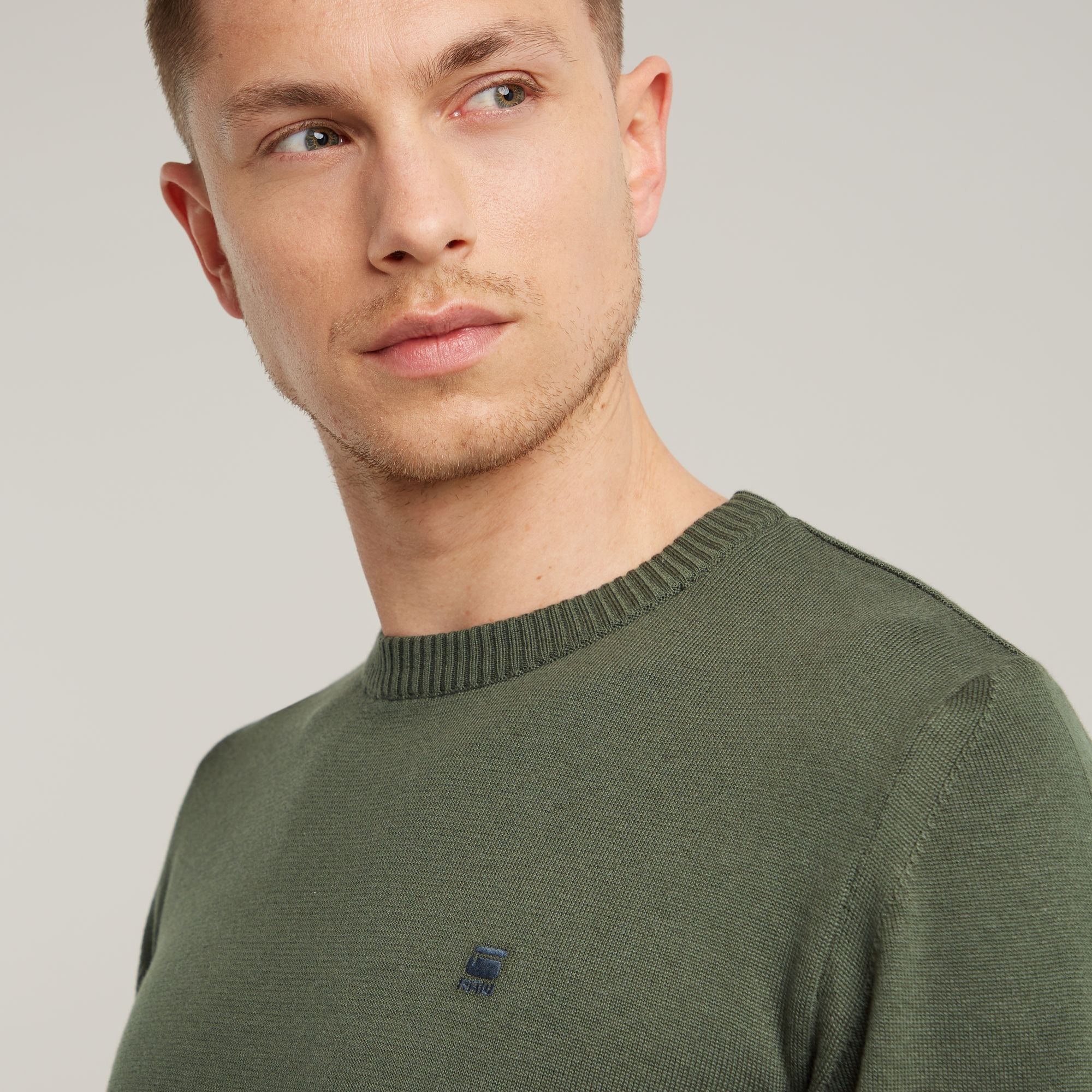 G-Star RAW Gebreide Trui Core Groen Heren