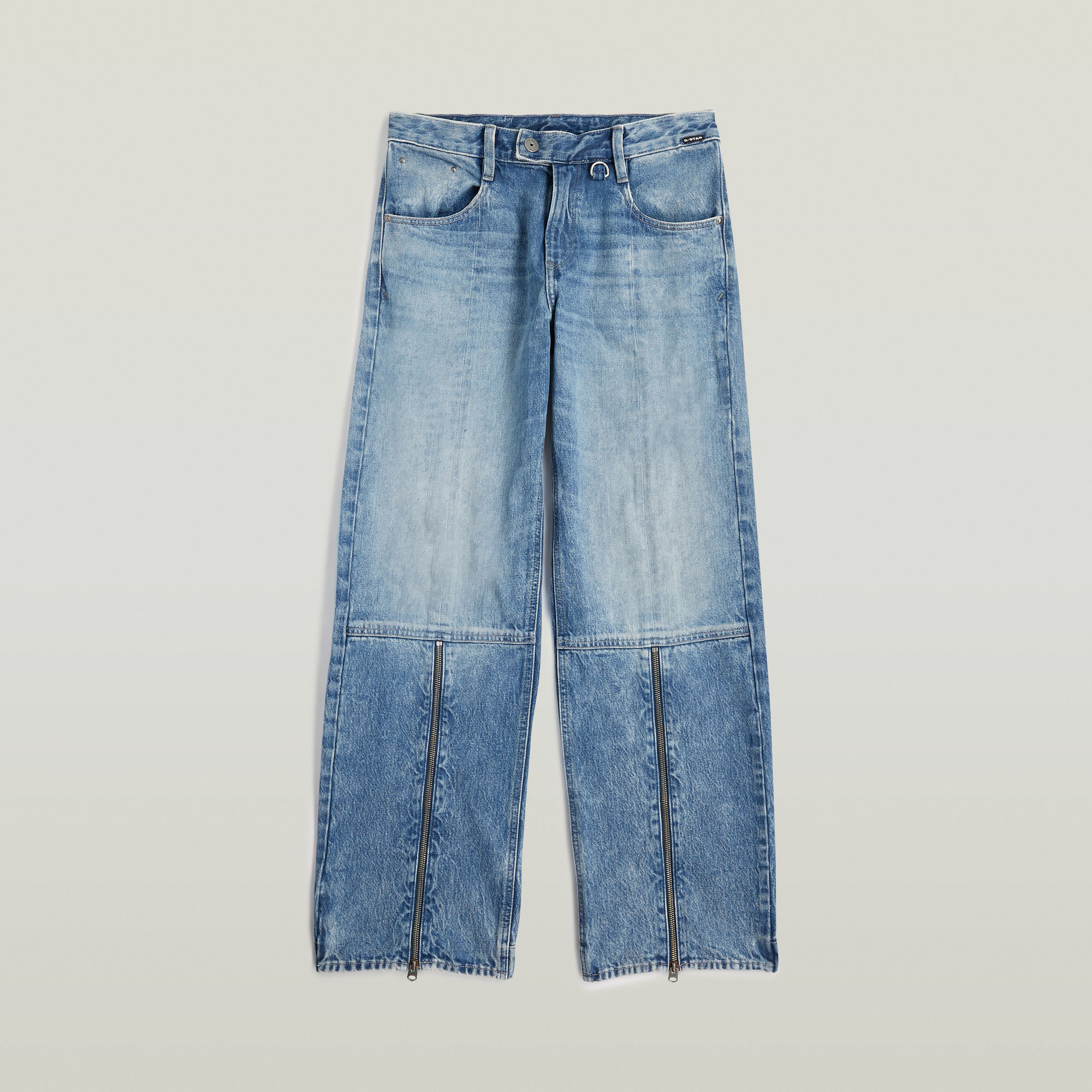 G-Star RAW Judee Biker Low Waist Loose Jeans Lichtblauw Dames