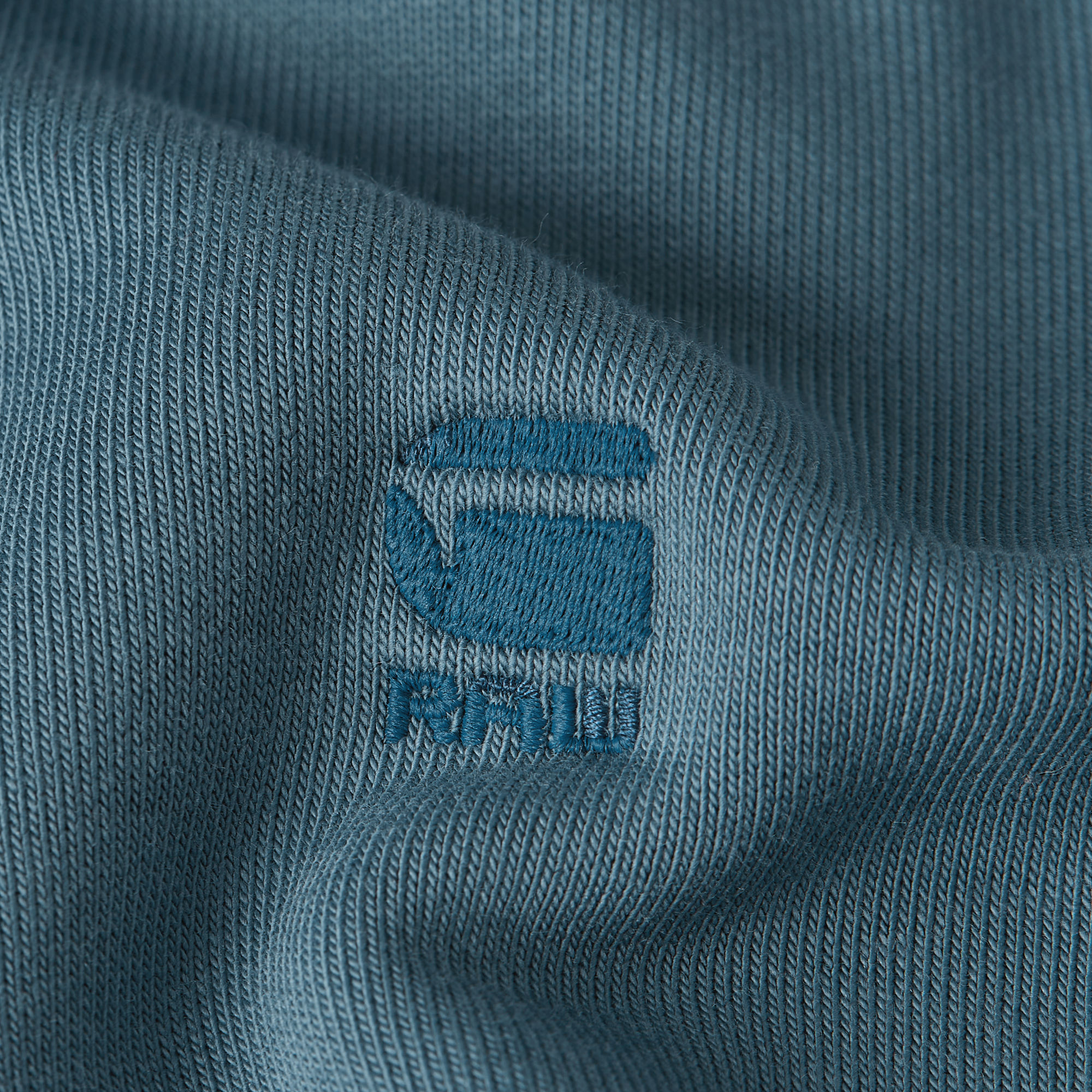 G-Star RAW Nifous Sweater Jack Met Rits Midden blauw Heren
