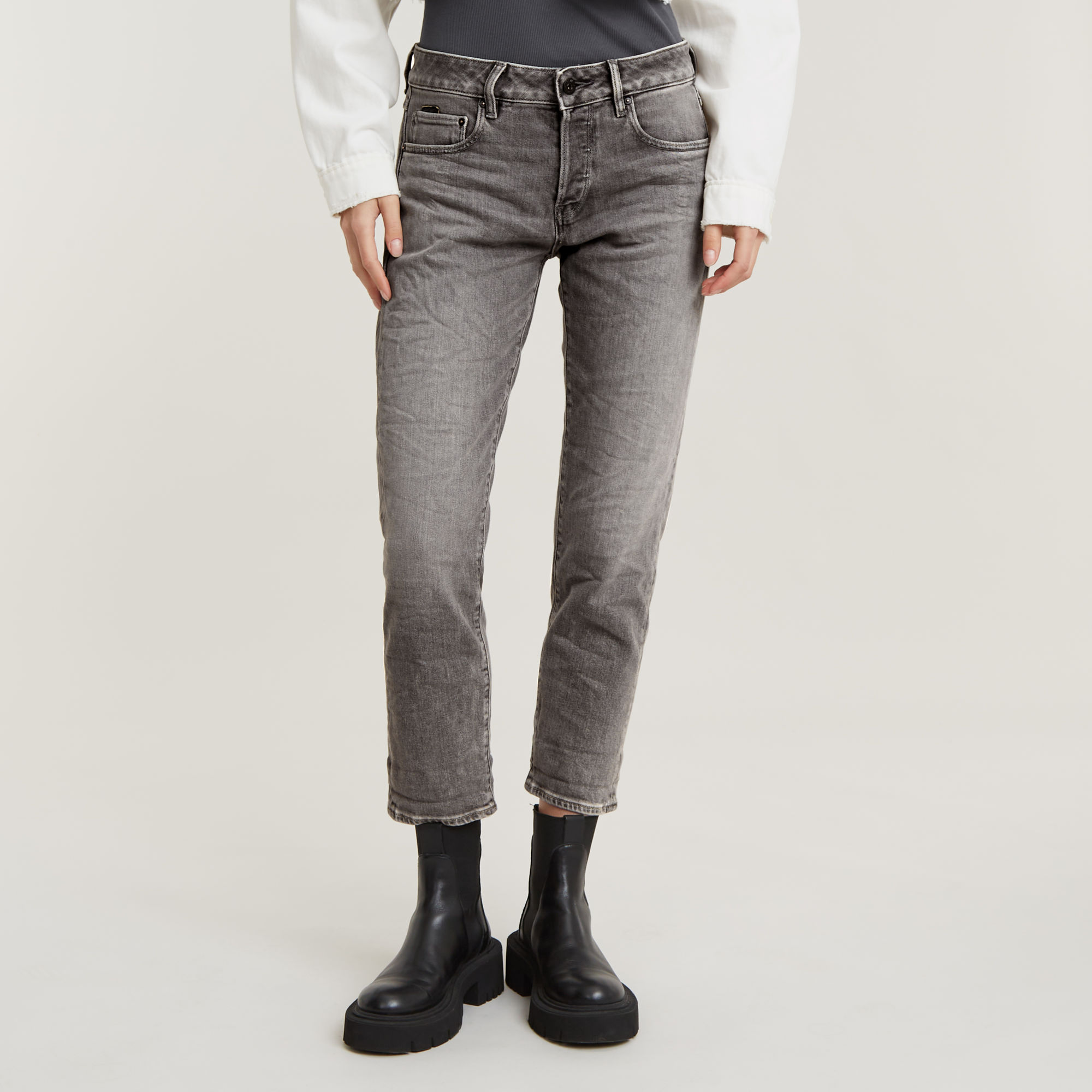 

Kate Boyfriend Jeans - Grau - Damen