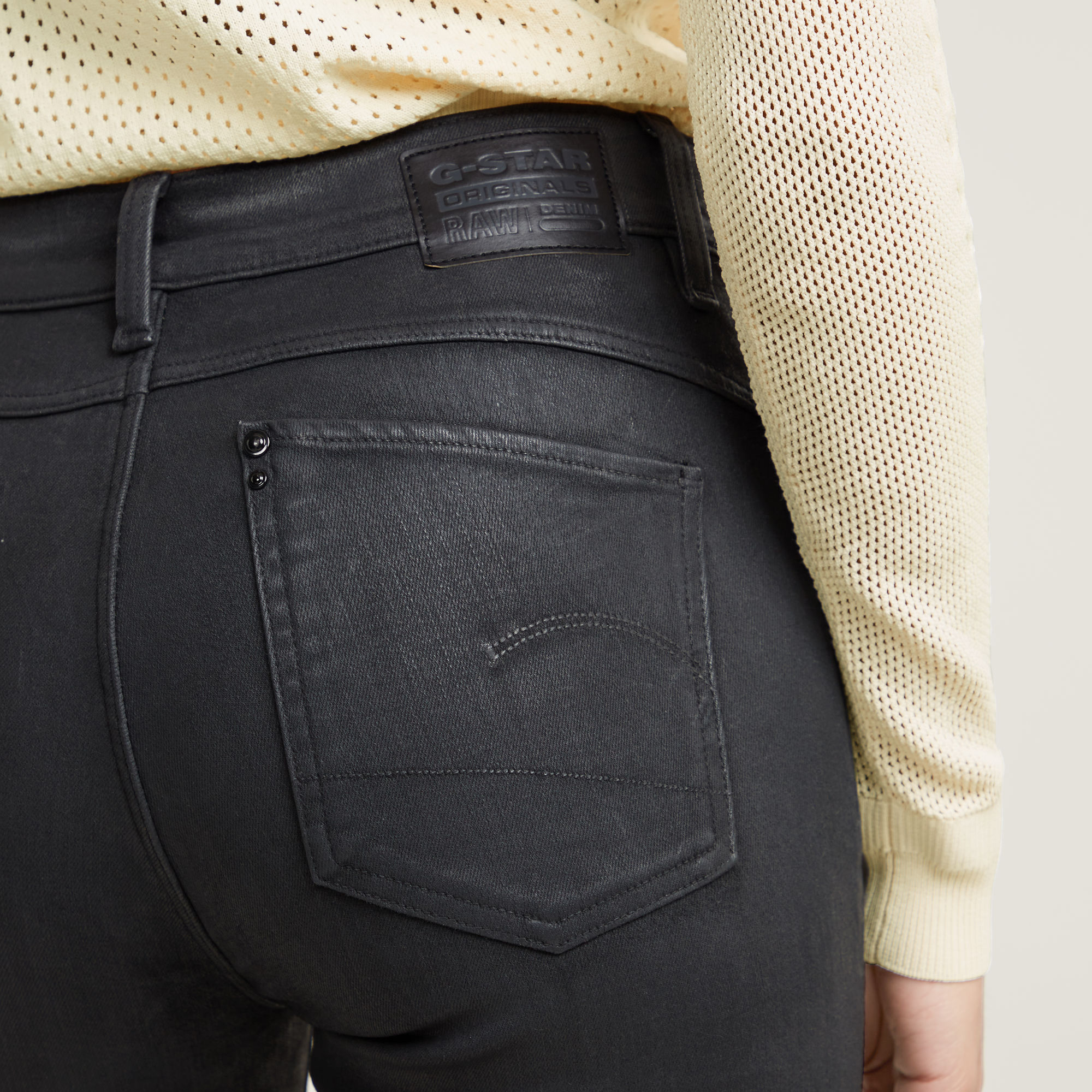 G-Star RAW Lhana Skinny Jeans Grijs Dames