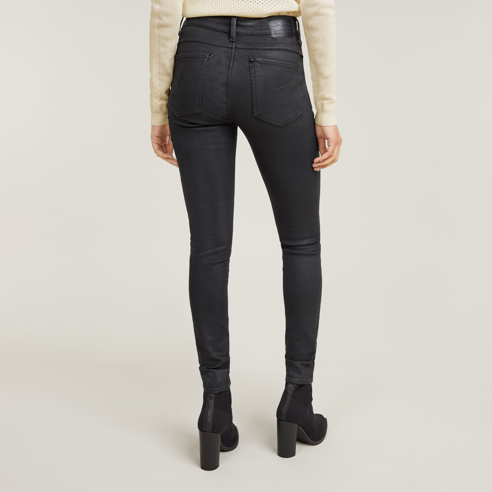 G-Star RAW Lhana Skinny Jeans Grijs Dames
