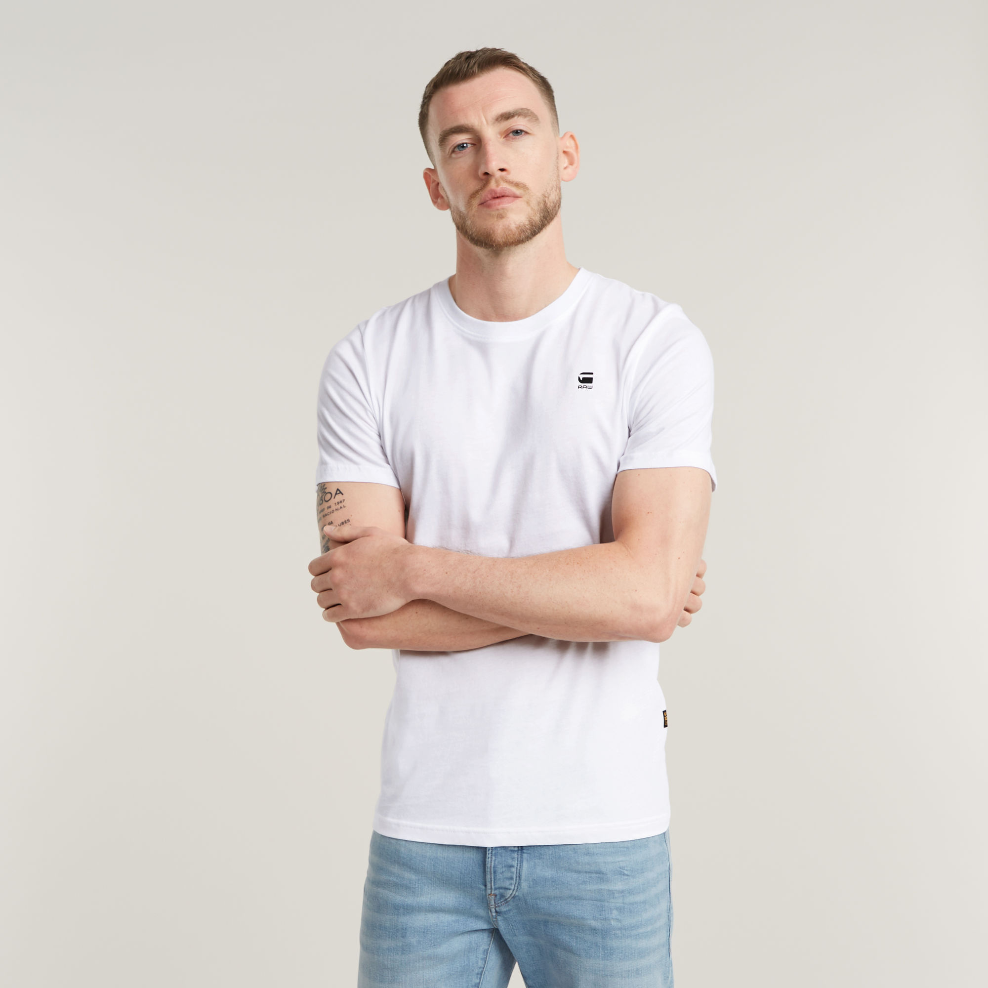 GRAW Slim T-Shirt - Weiß - Herren