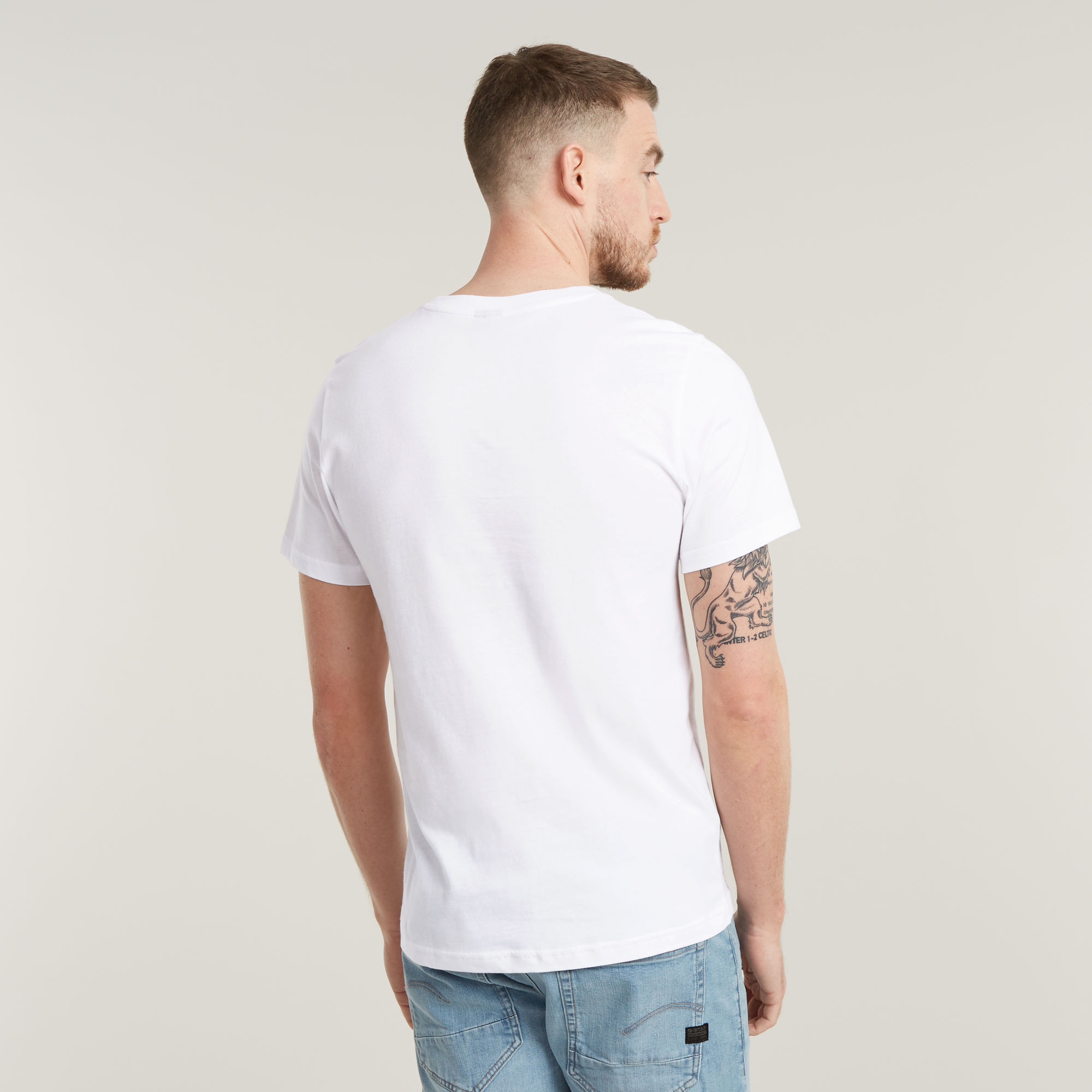 G-Star RAW GRAW Slim T-Shirt Wit Heren