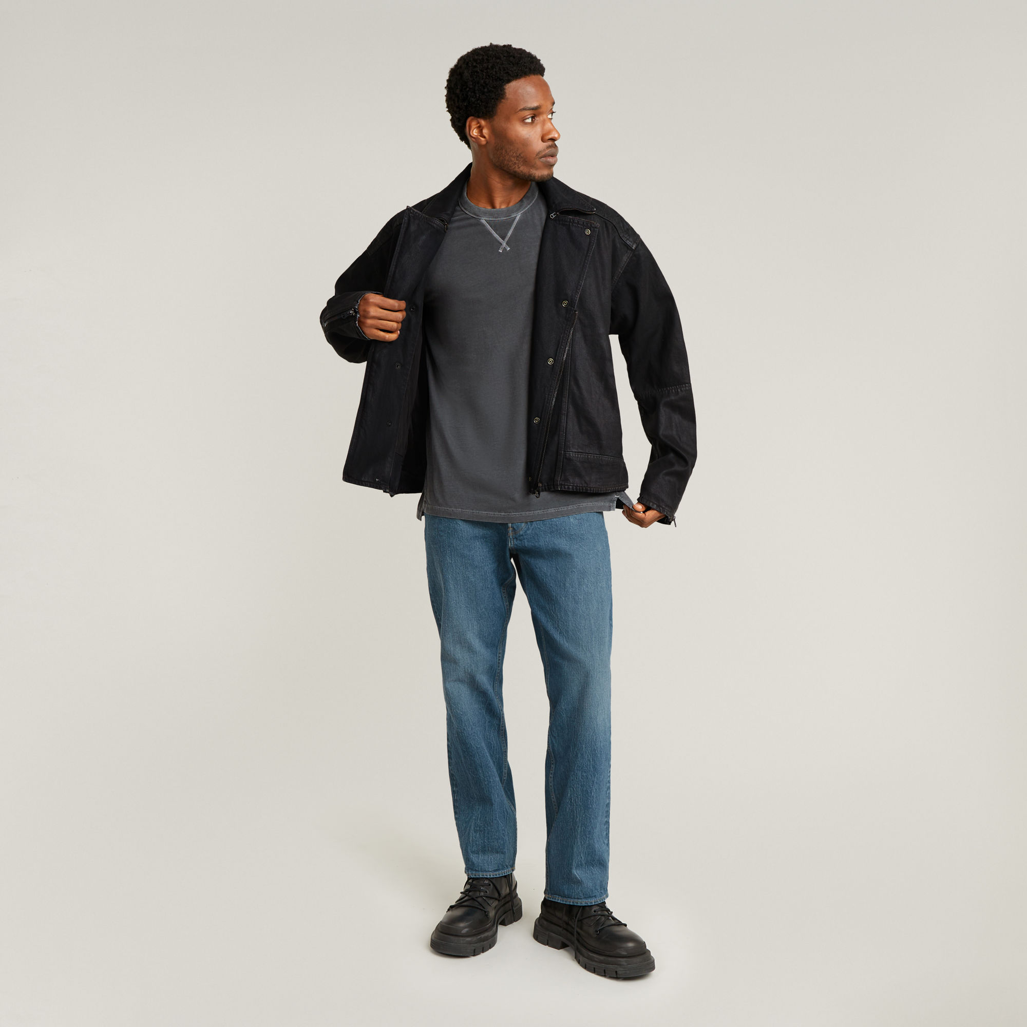 G-Star RAW Nifous T-Shirt Grijs Heren