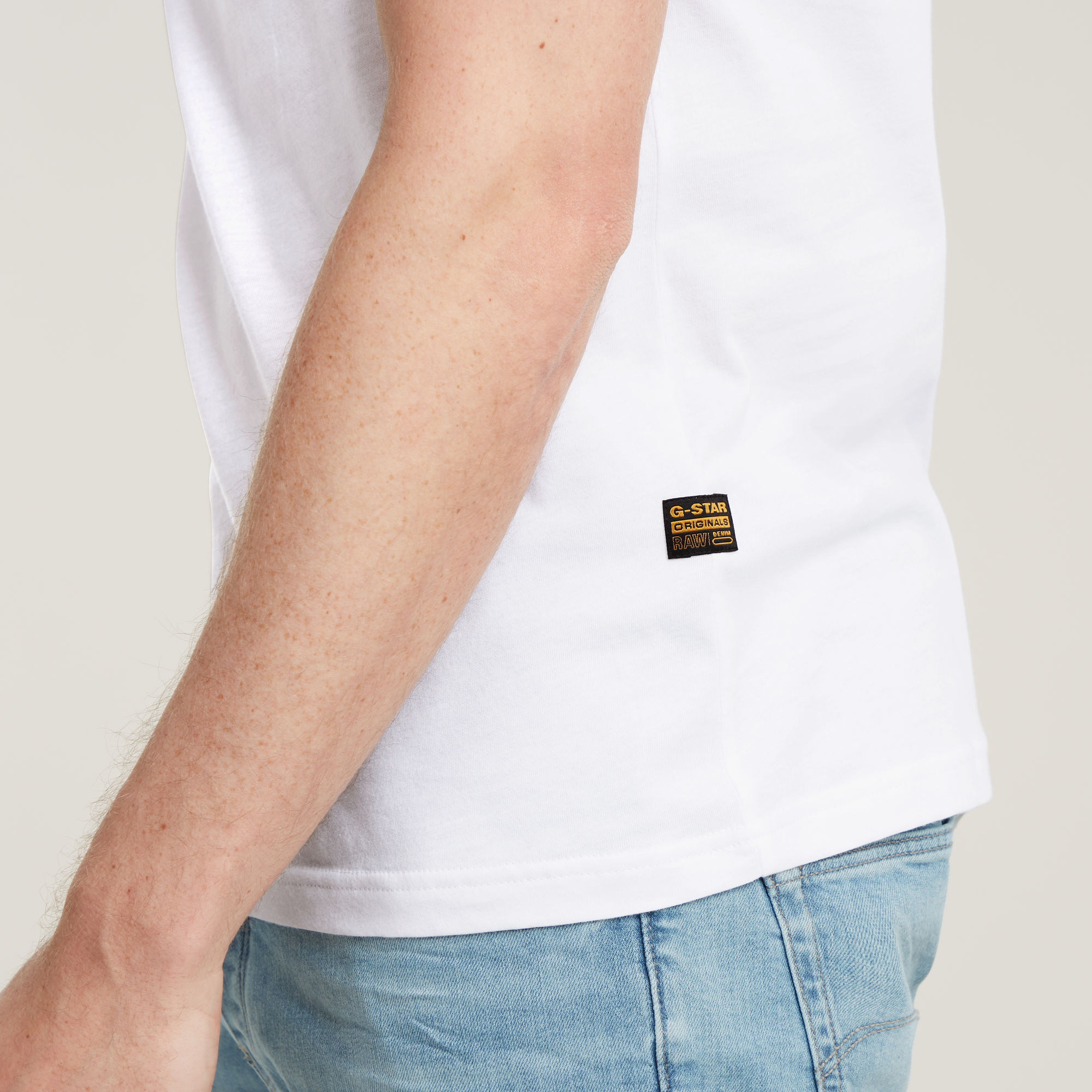 G-Star RAW GRAW Slim T-Shirt Wit Heren