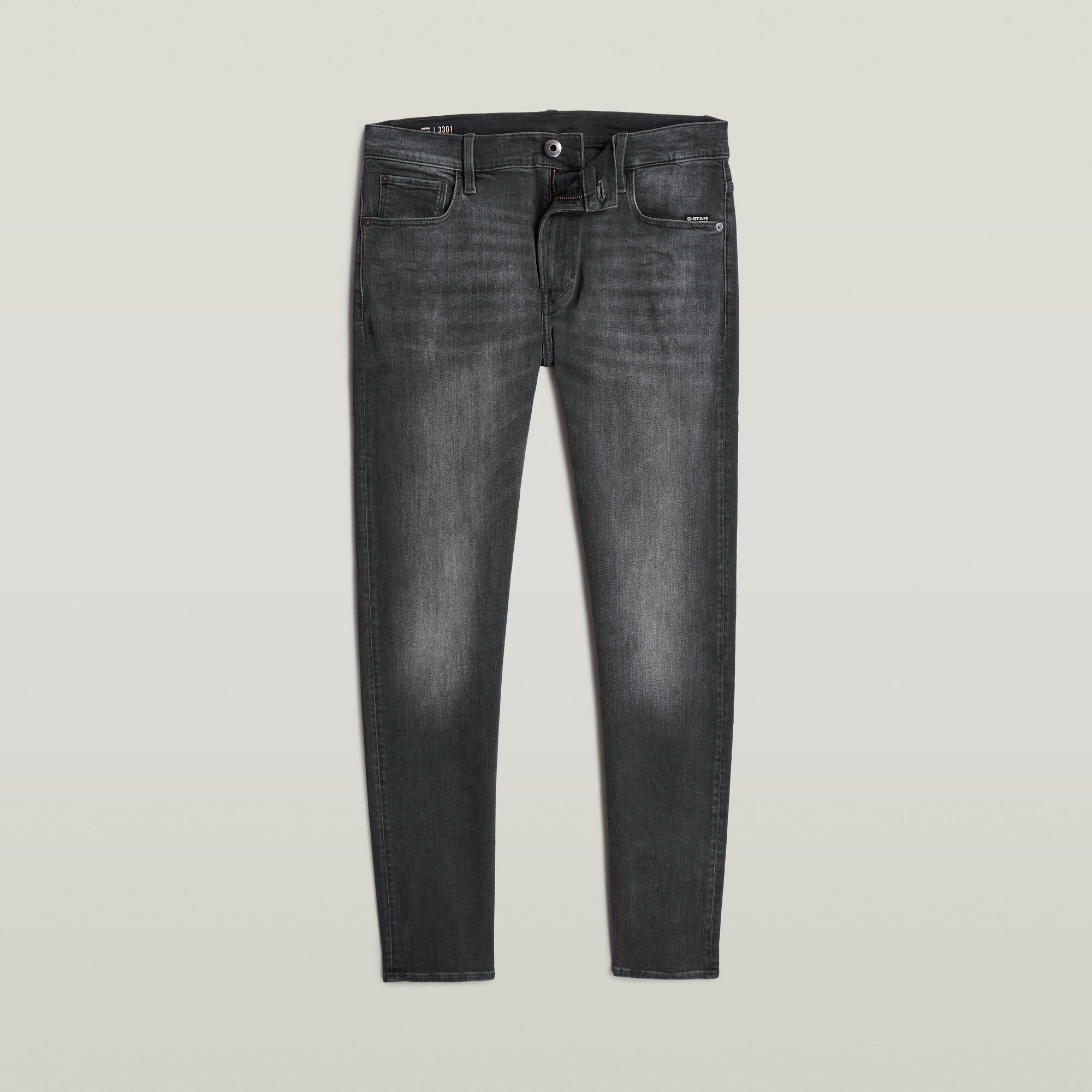 G-Star RAW 3301 Slim Jeans Zwart Heren