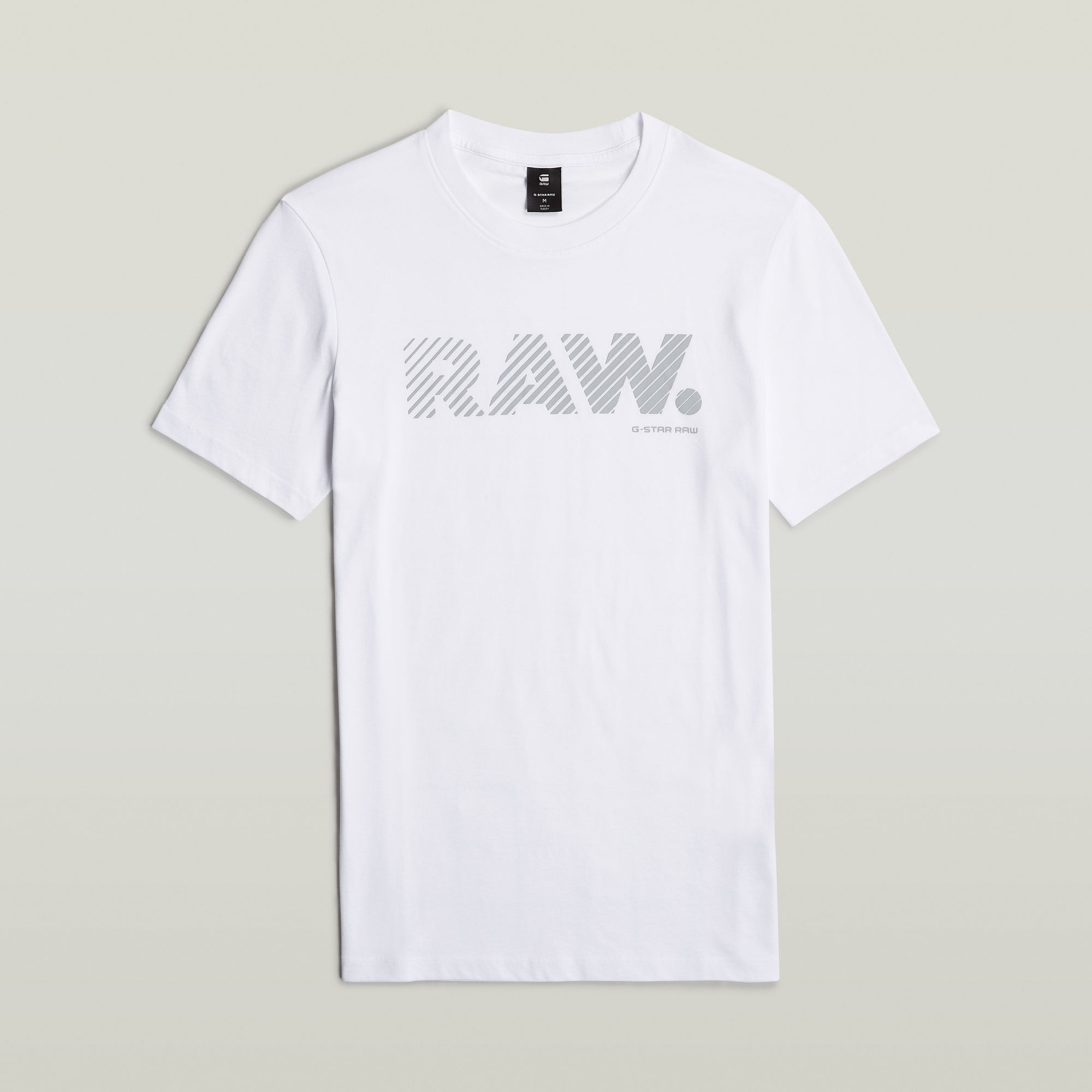 G-Star RAW 3D RAW. Logo Slim T-Shirt Wit Heren