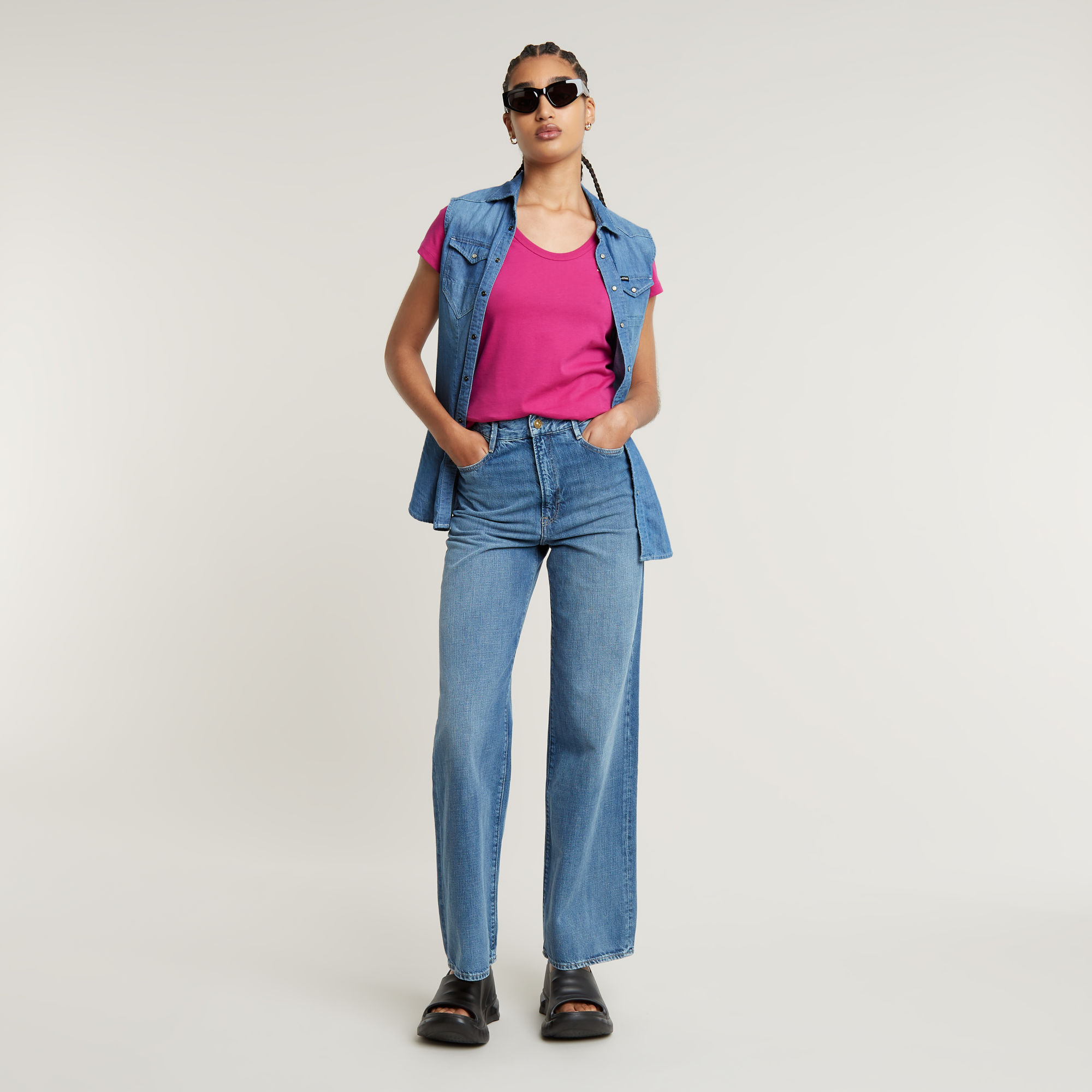 G-Star RAW Slim Top Roze Dames